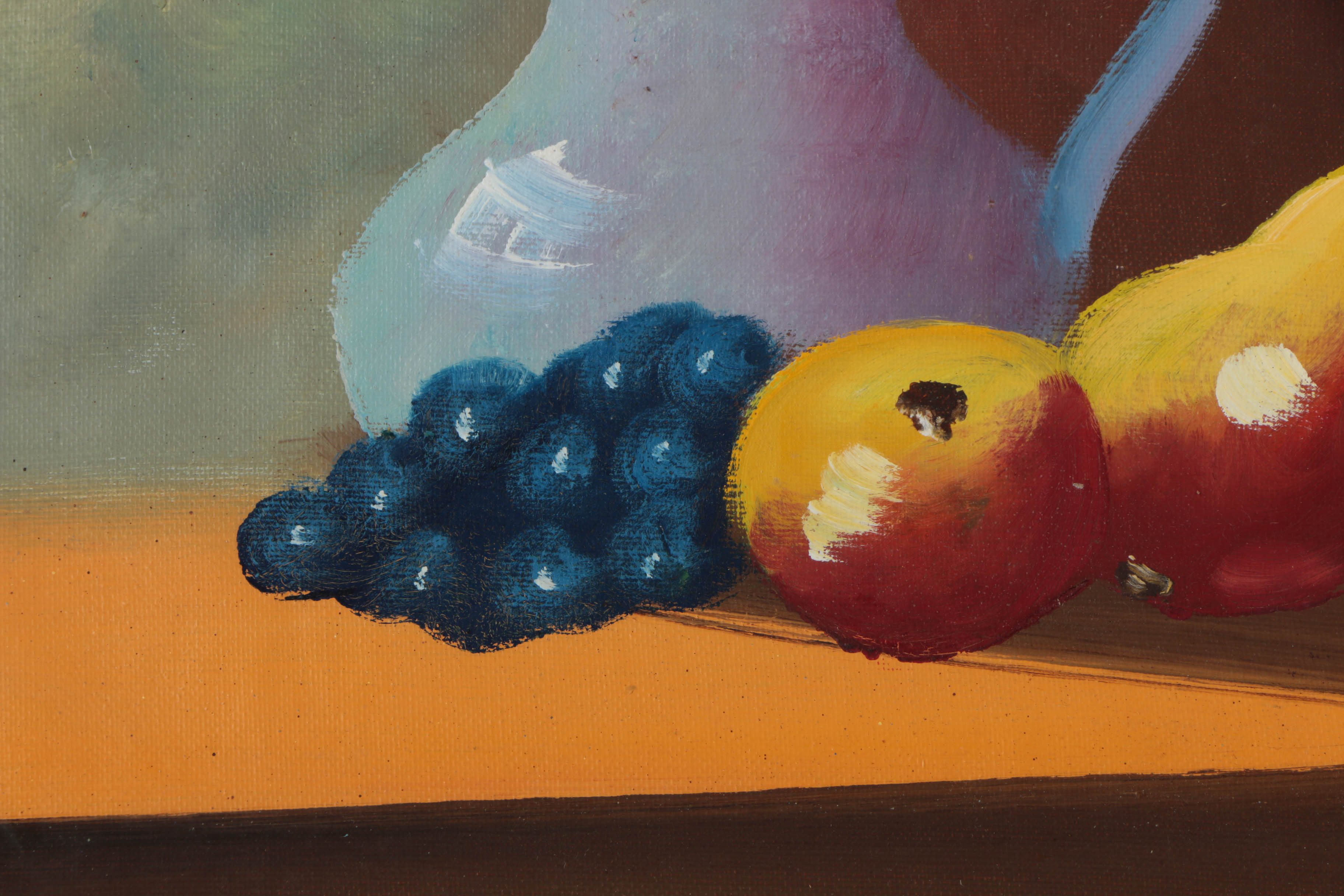 Signed Original Oil Painting of Still Life