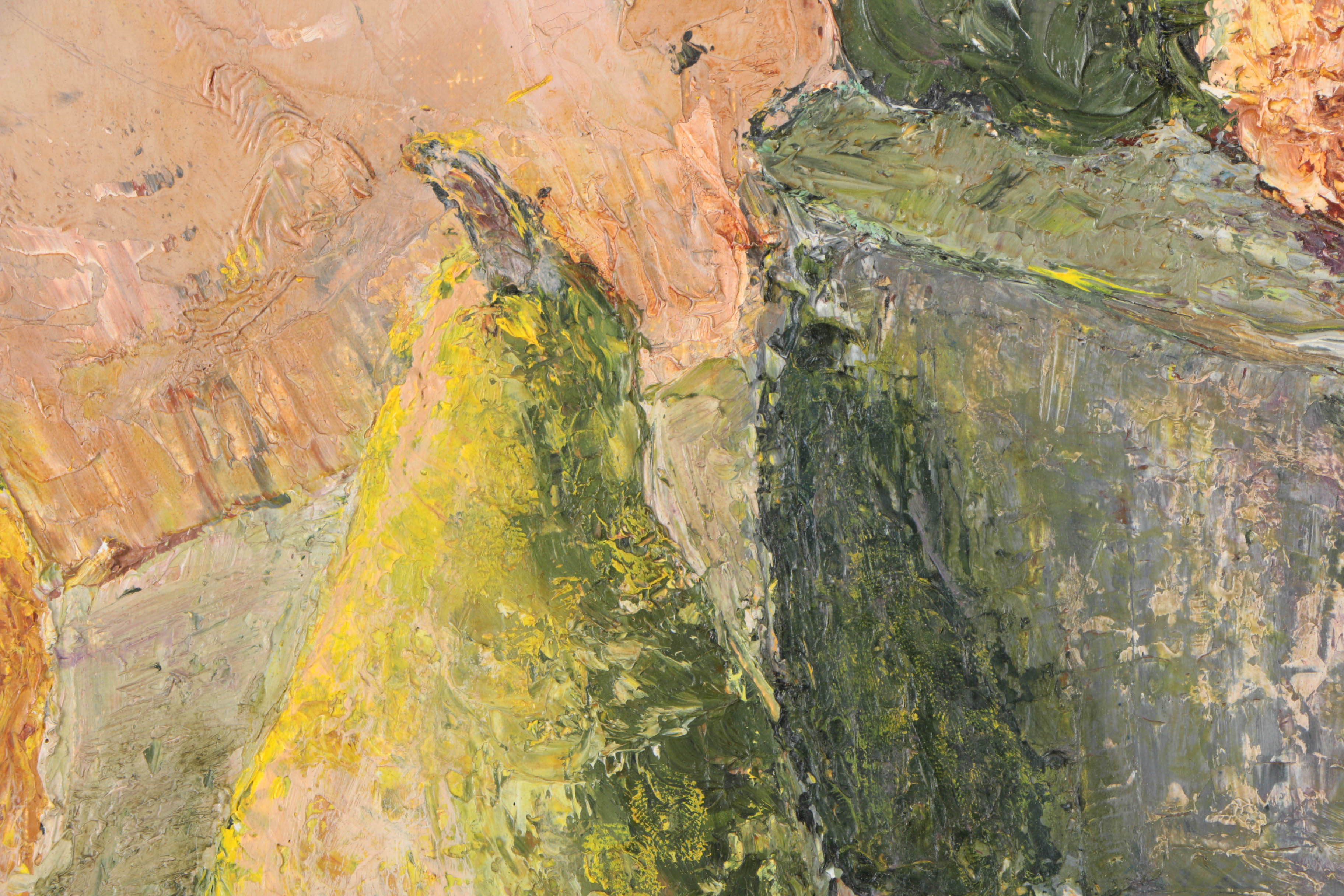 Oil Painting on Board of Still Life