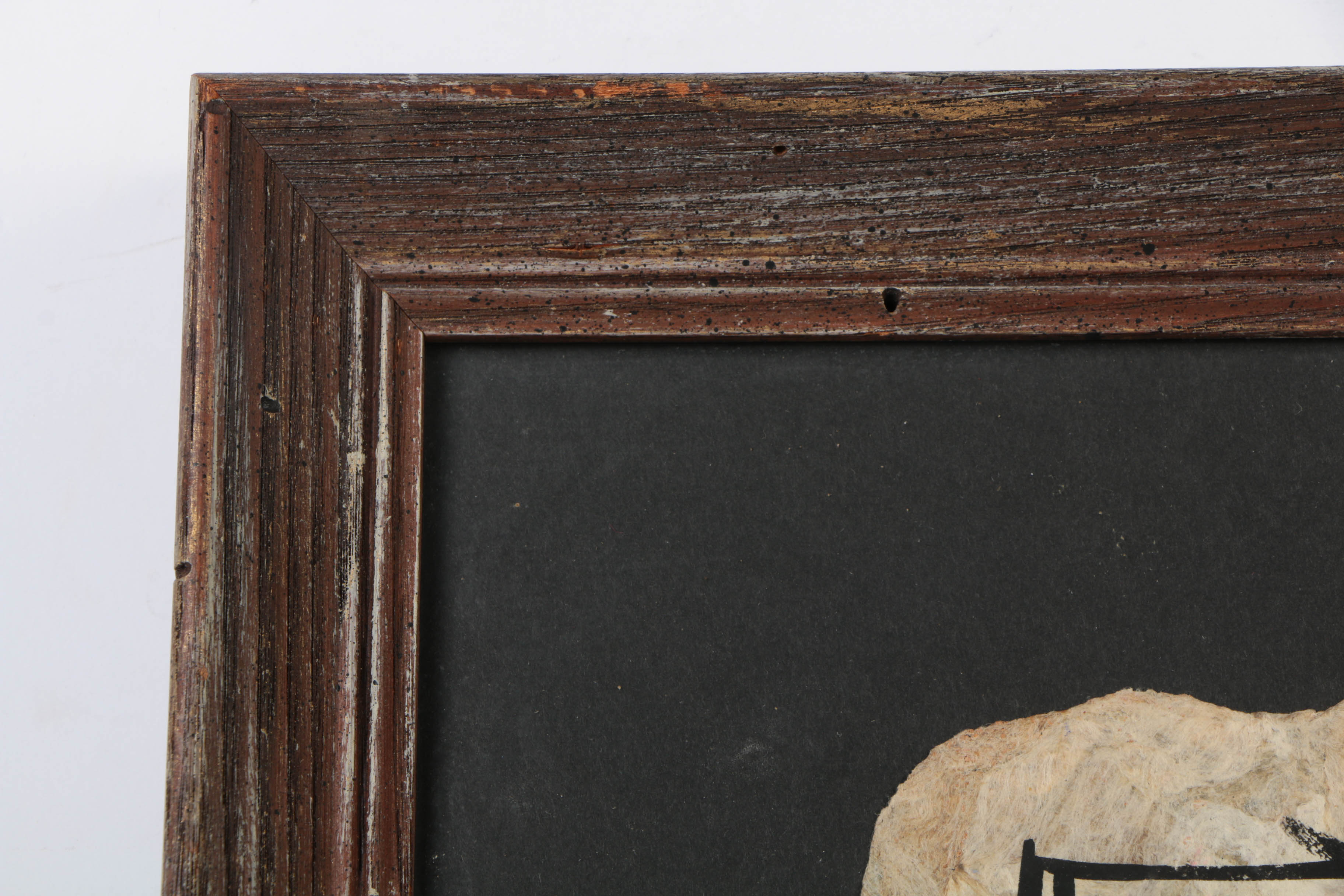 Central American Style Gouache Painting on Amate Paper of Horse