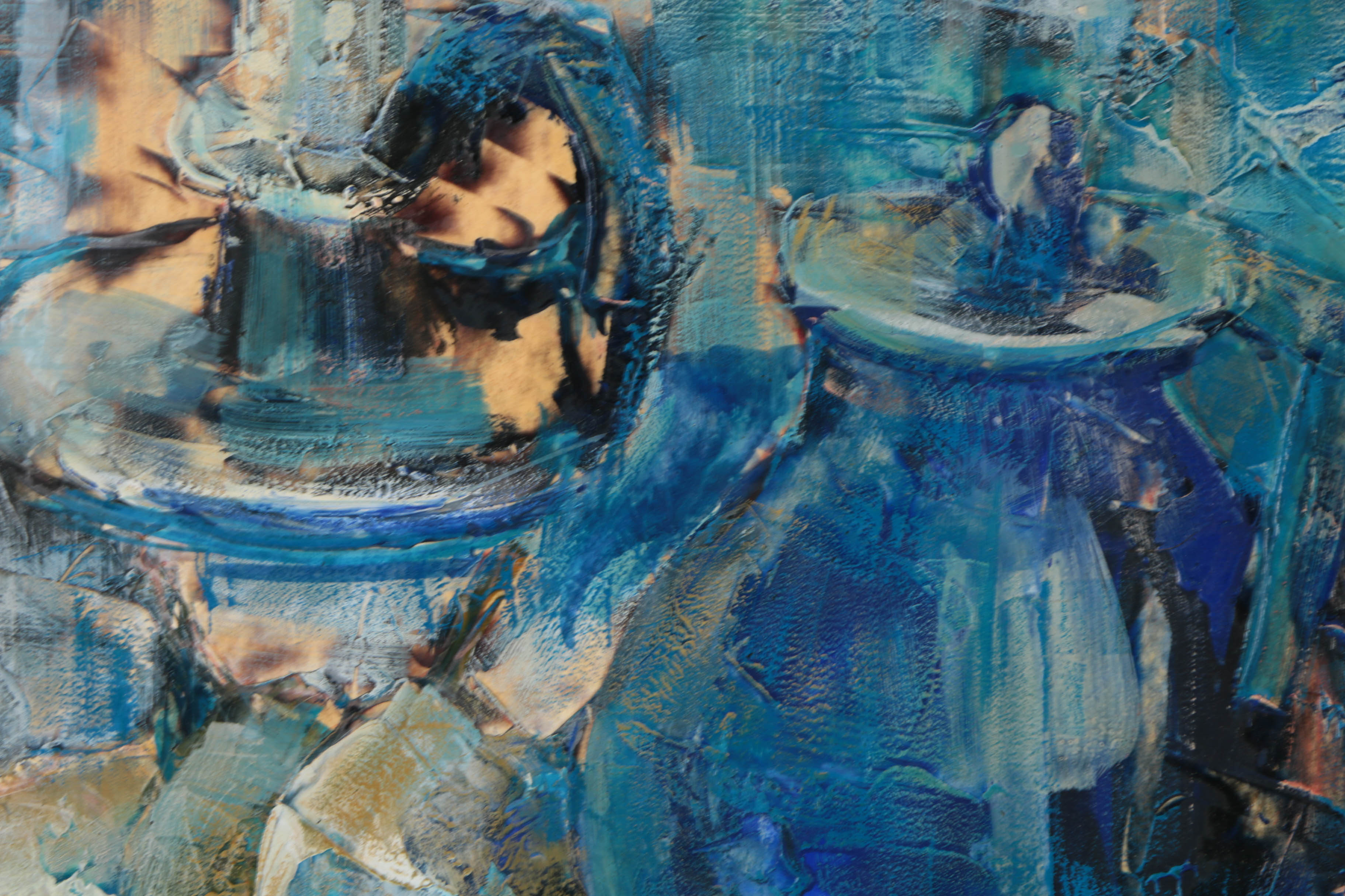 Oil Painting on Board of an Abstract Still Life