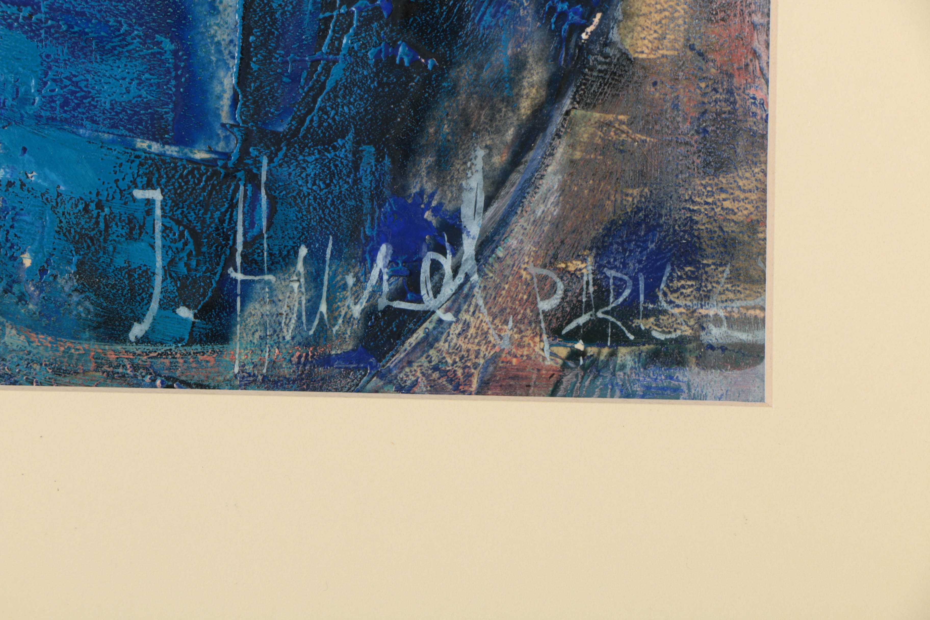 Oil Painting on Board of an Abstract Still Life