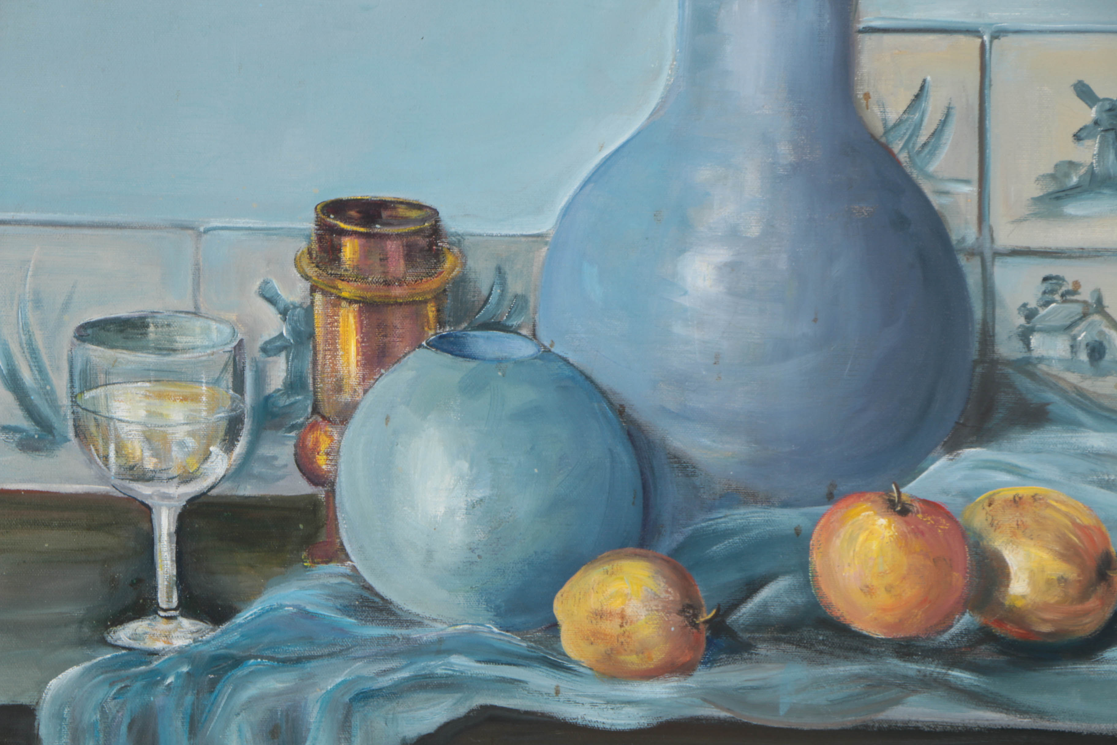 P. Mammel Oil on Canvas Still Life