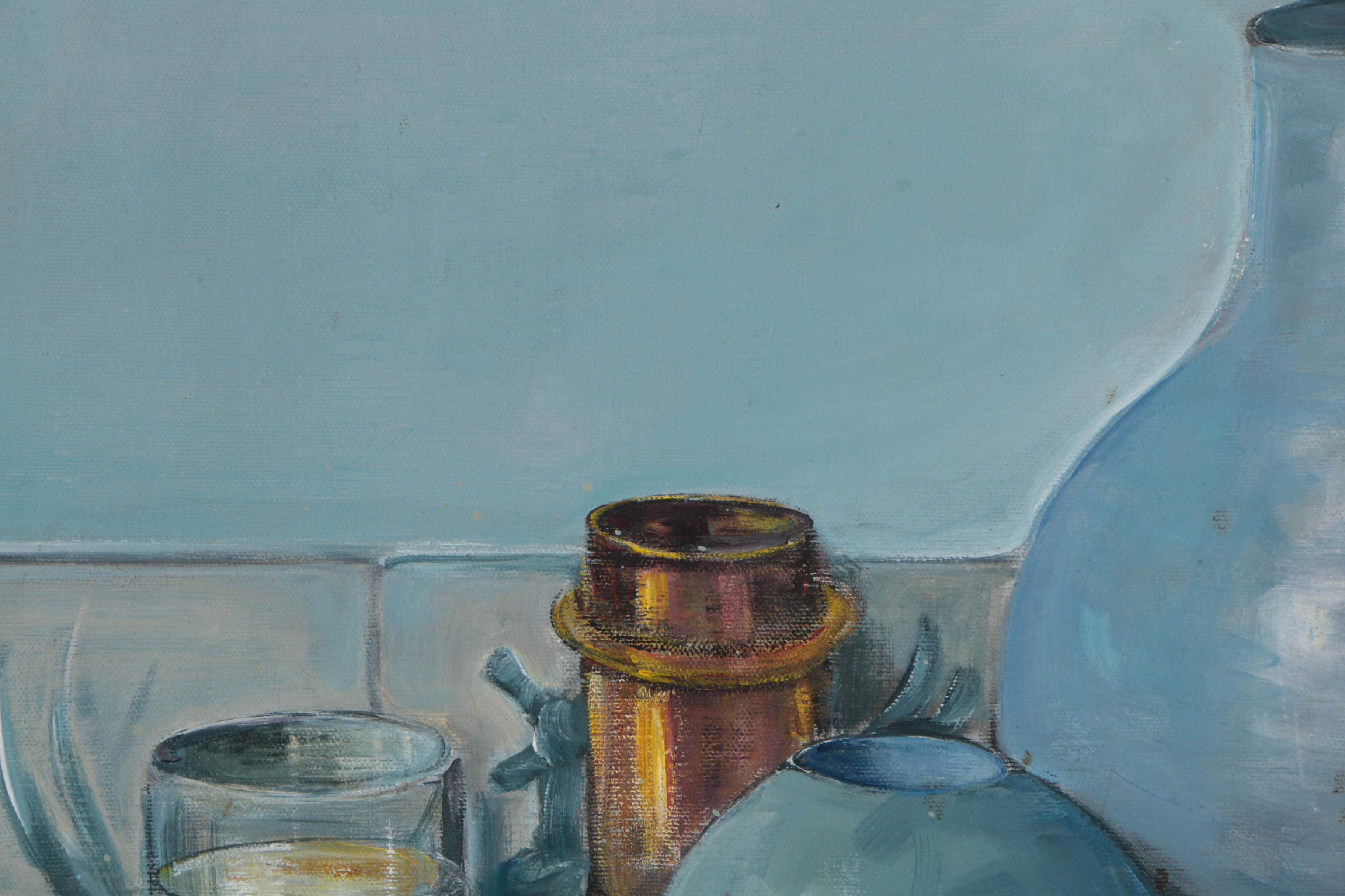 P. Mammel Oil on Canvas Still Life