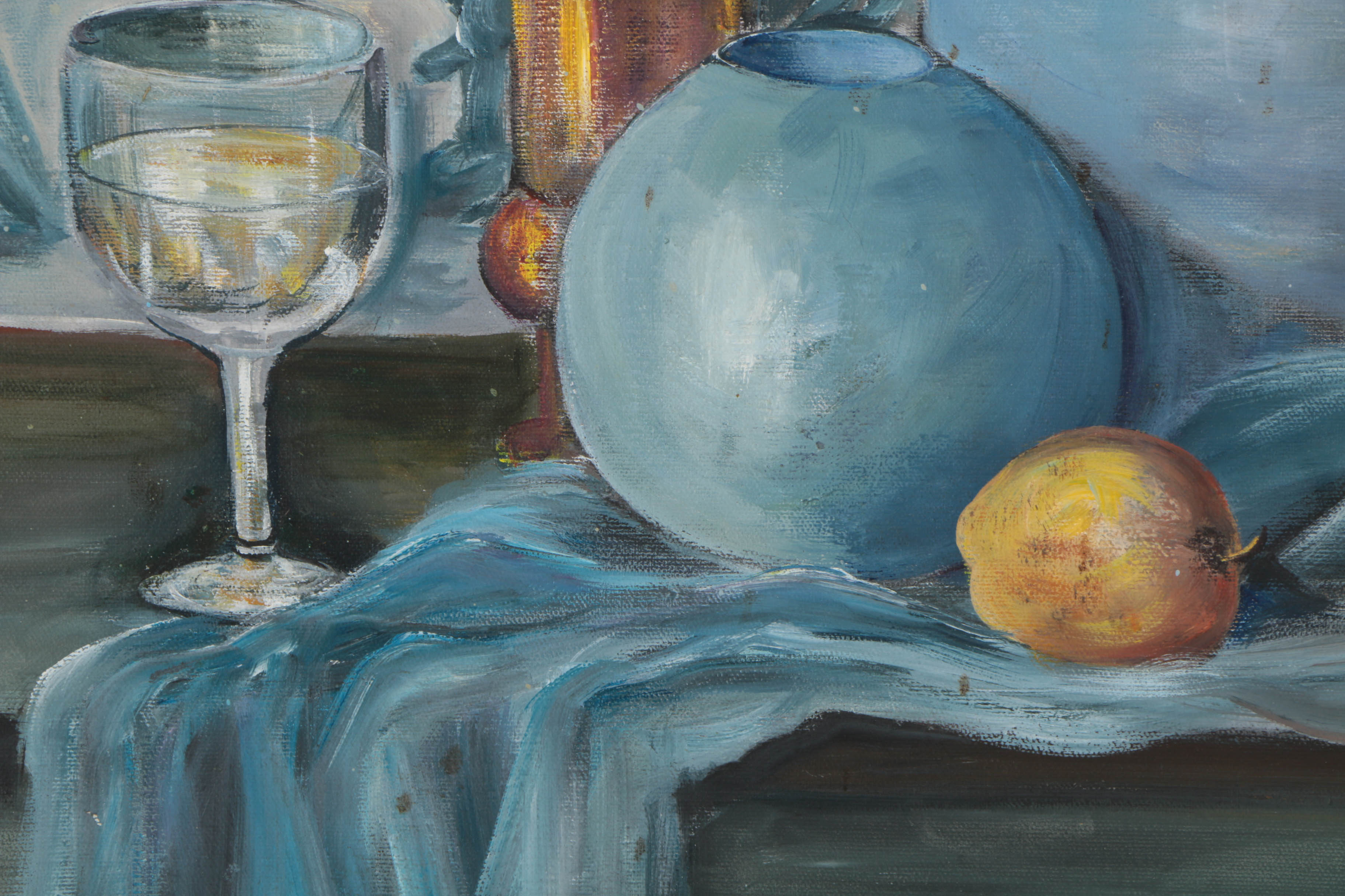 P. Mammel Oil on Canvas Still Life