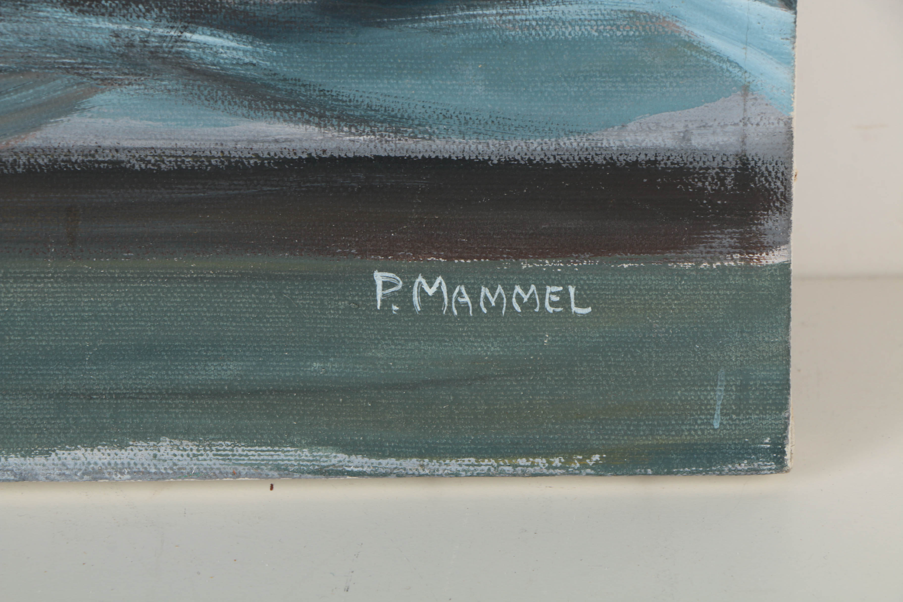 P. Mammel Oil on Canvas Still Life