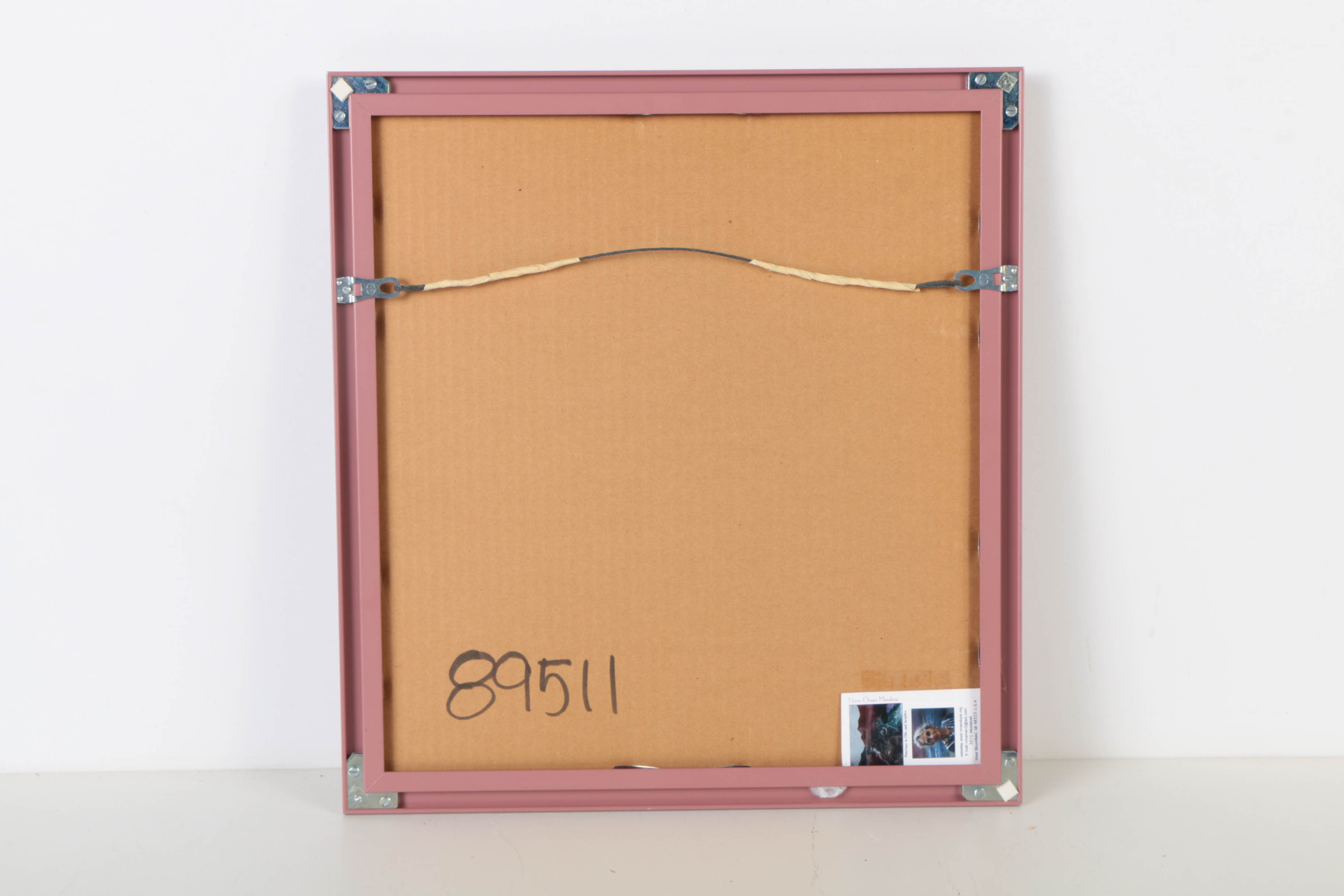 Nora Mendoza Signed Abstract Oil Painting