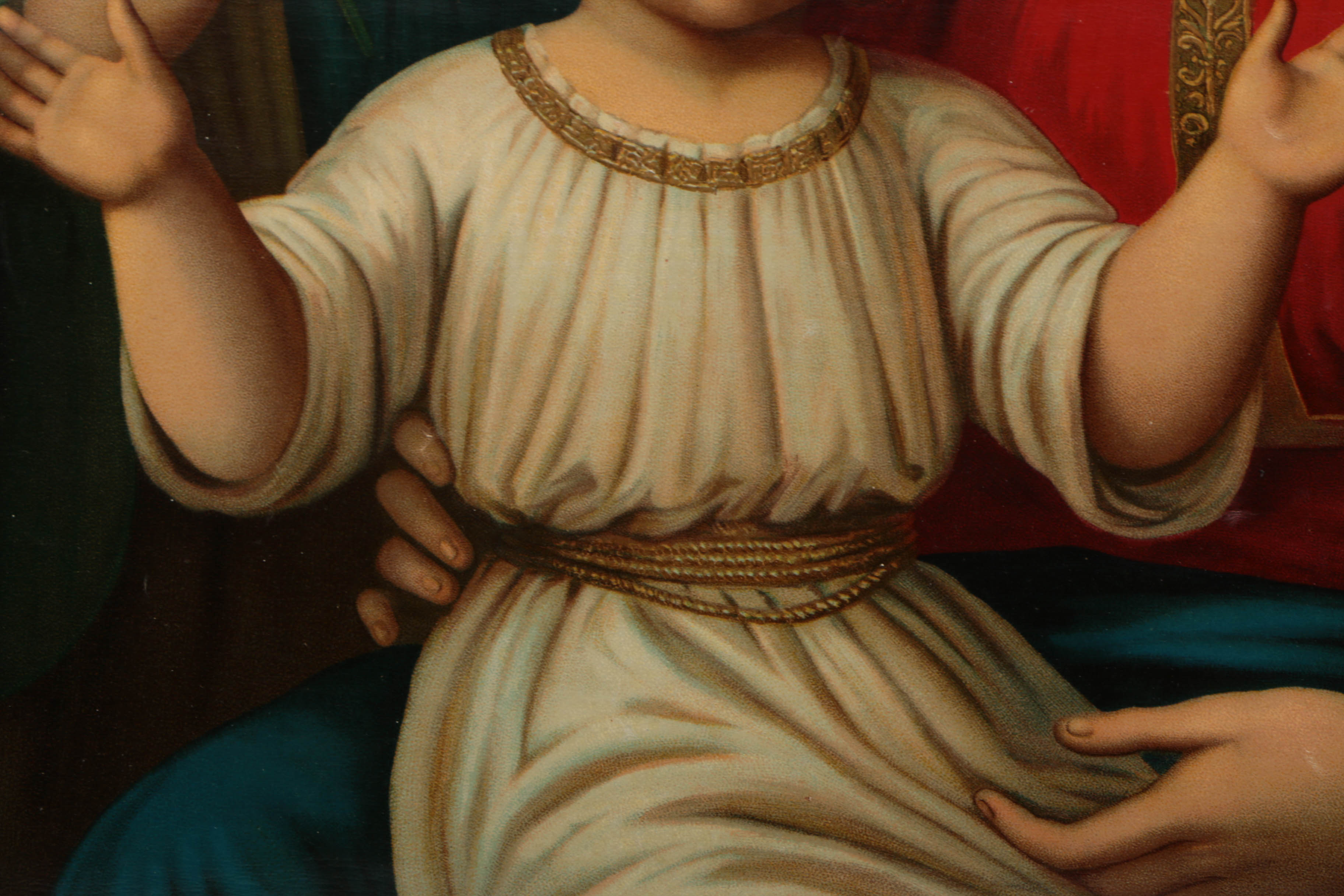 Five Chromolithograph Religious Prints