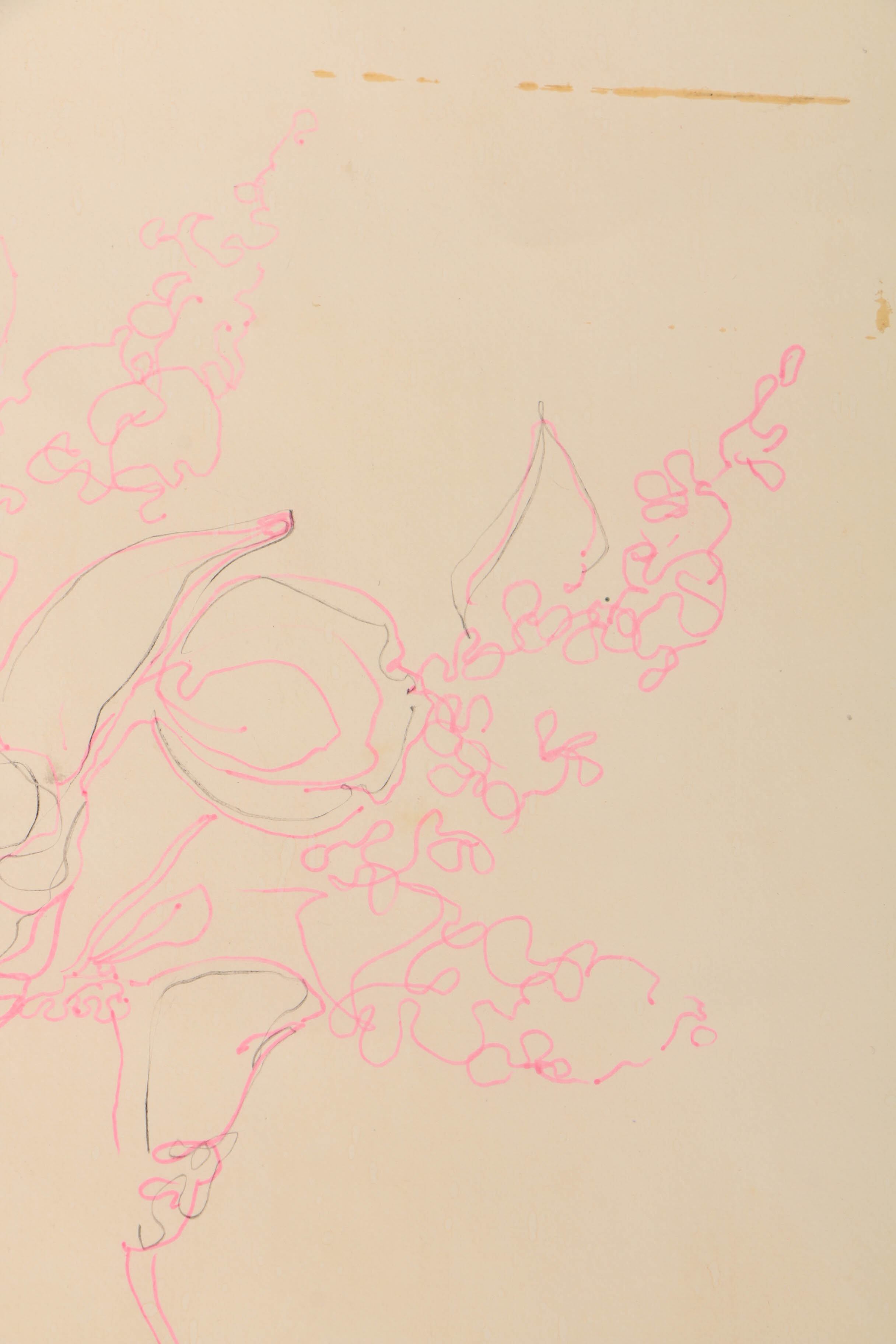 Grouping of Drawings and Paintings Including East Asian Style Piece