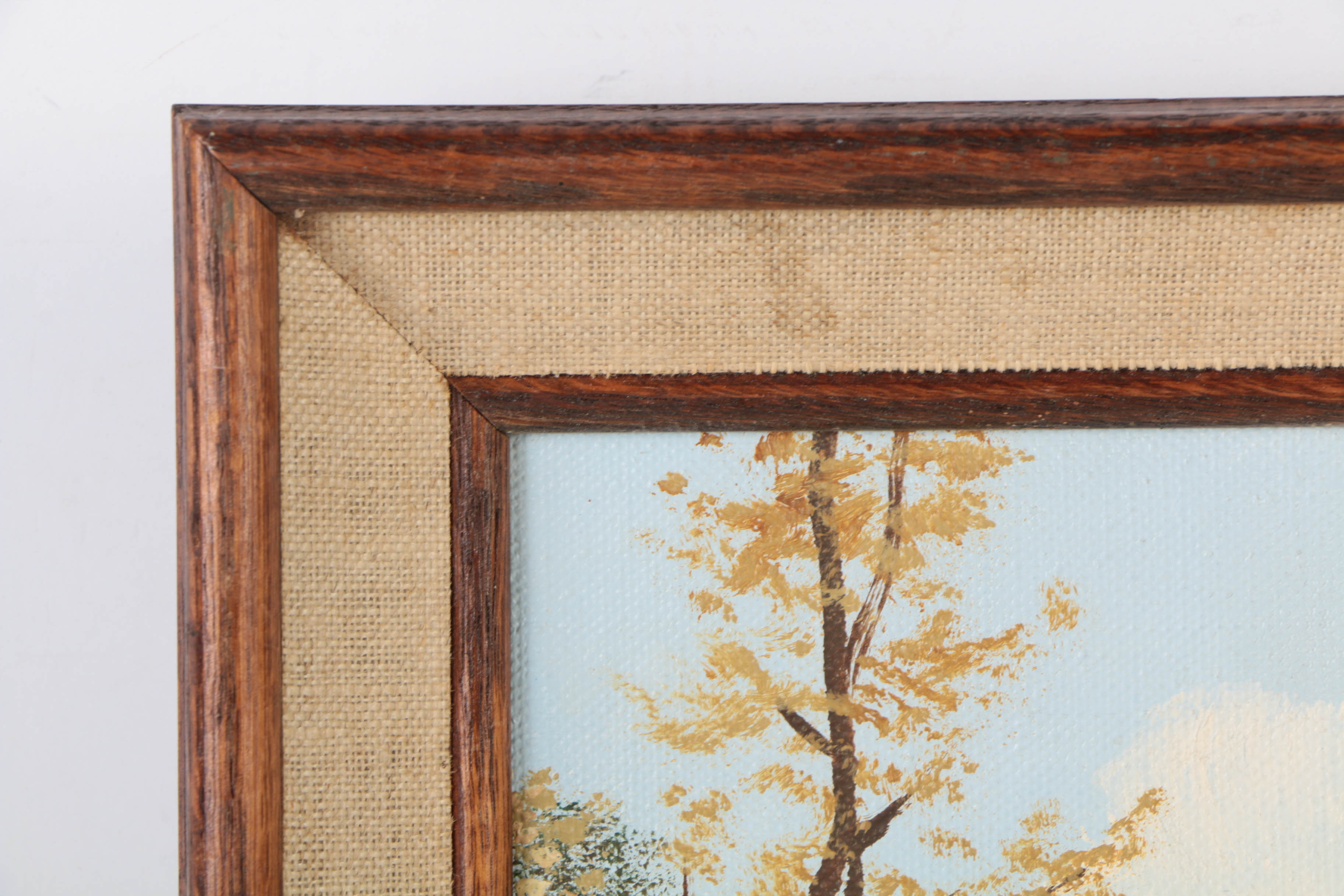 Kugler Oil Painting on Canvas of Creek Scene