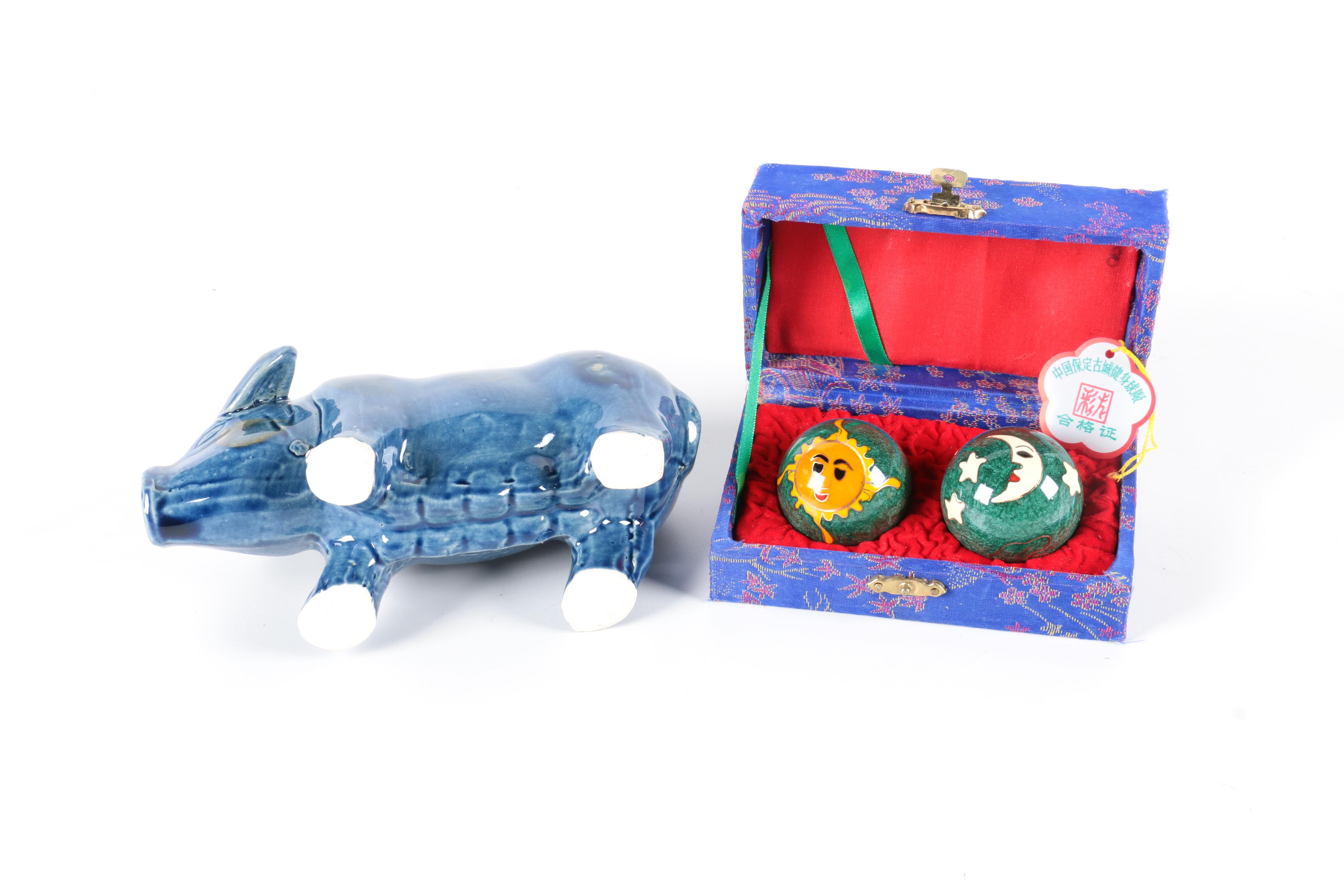 Decor Assortment Including Vases and Figurines