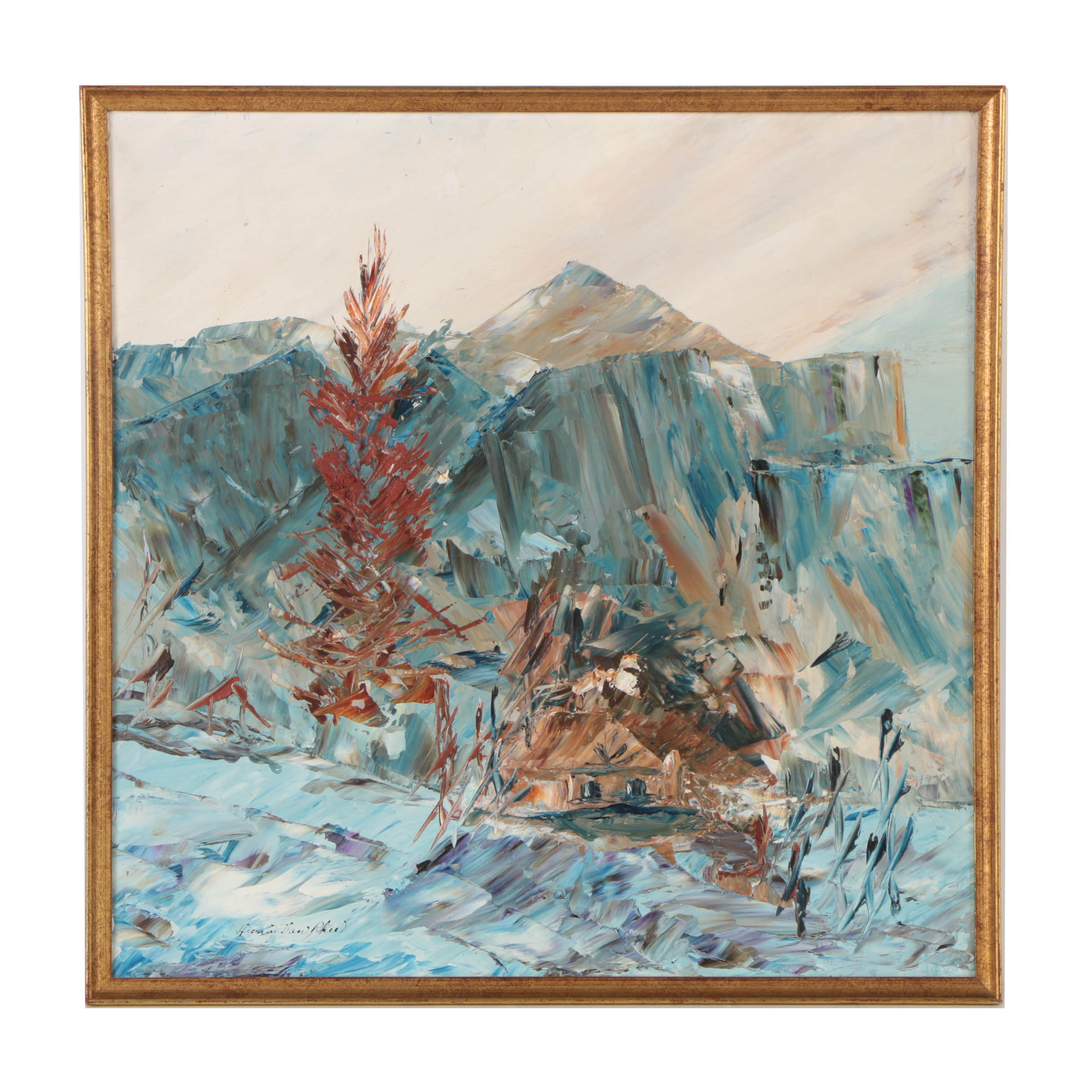 Dena Van Rhee Oil on Masonite "Majesty"