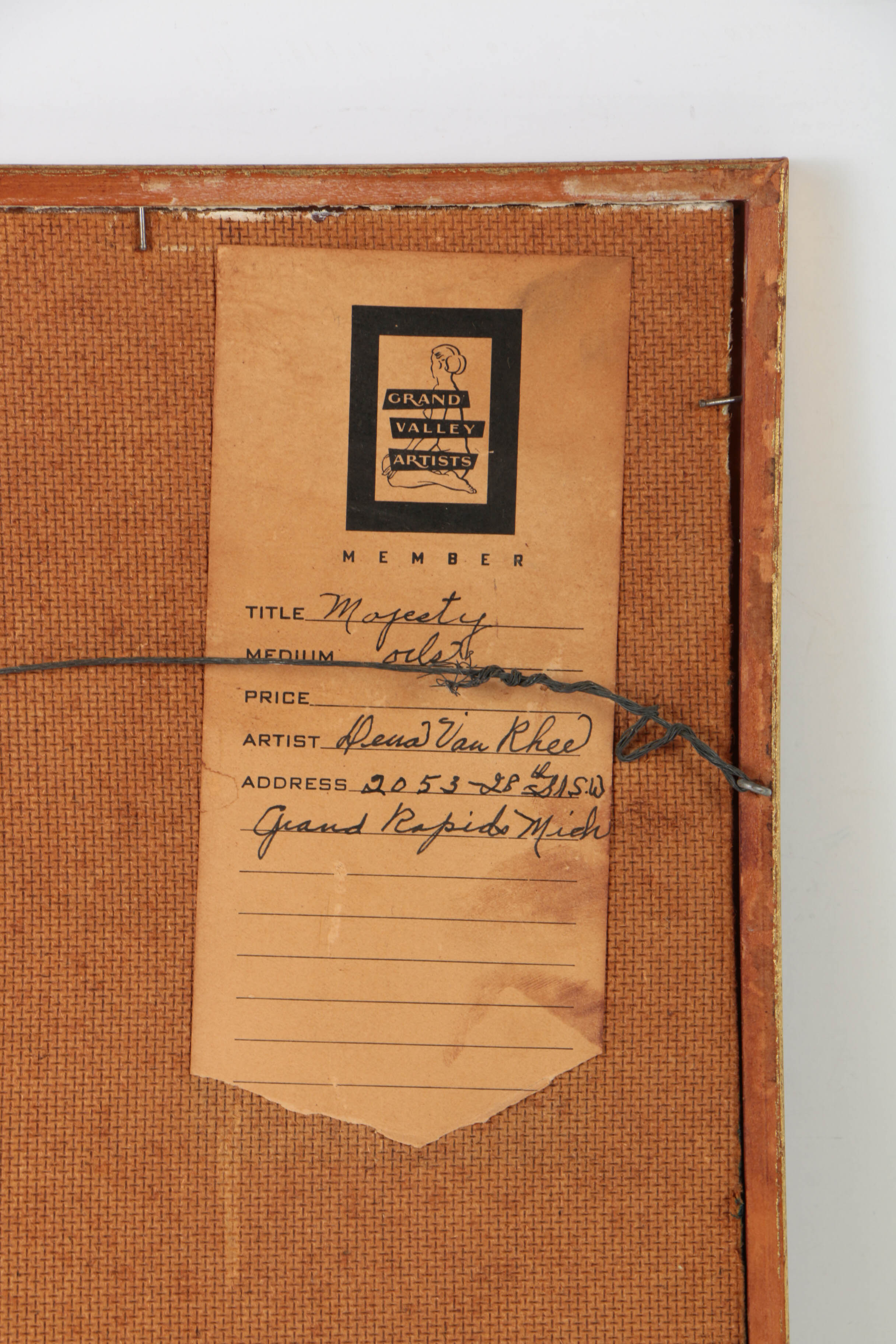 Dena Van Rhee Oil on Masonite "Majesty"