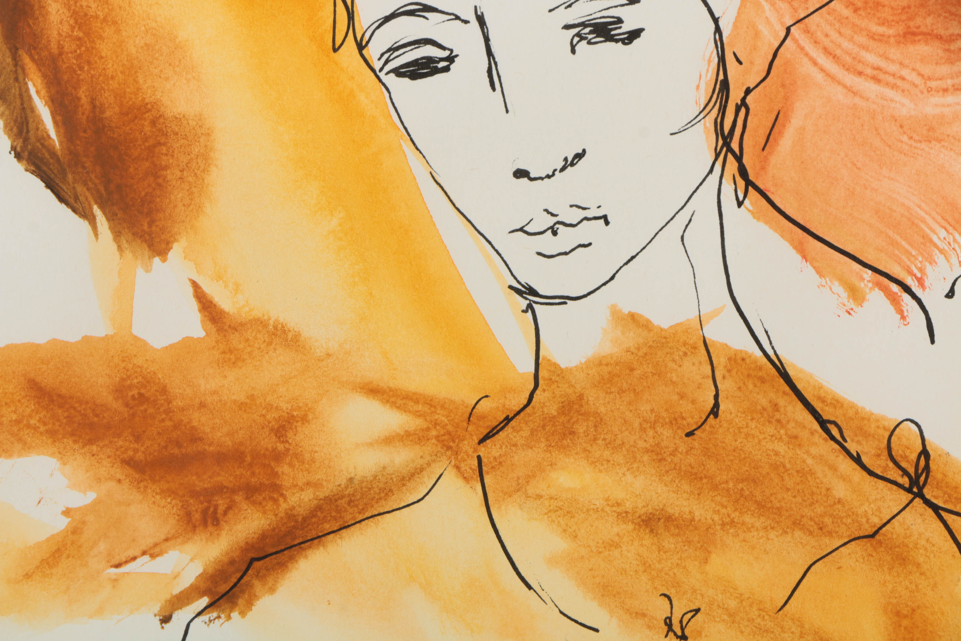 Watercolor Paintings of Figurative Imagery