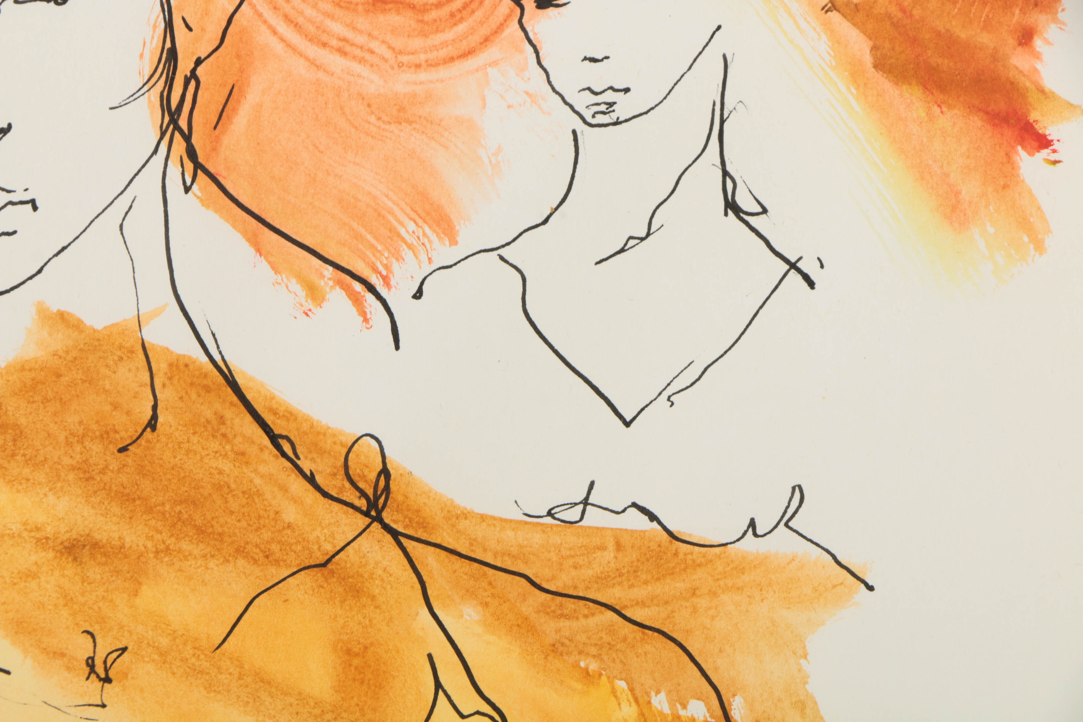 Watercolor Paintings of Figurative Imagery