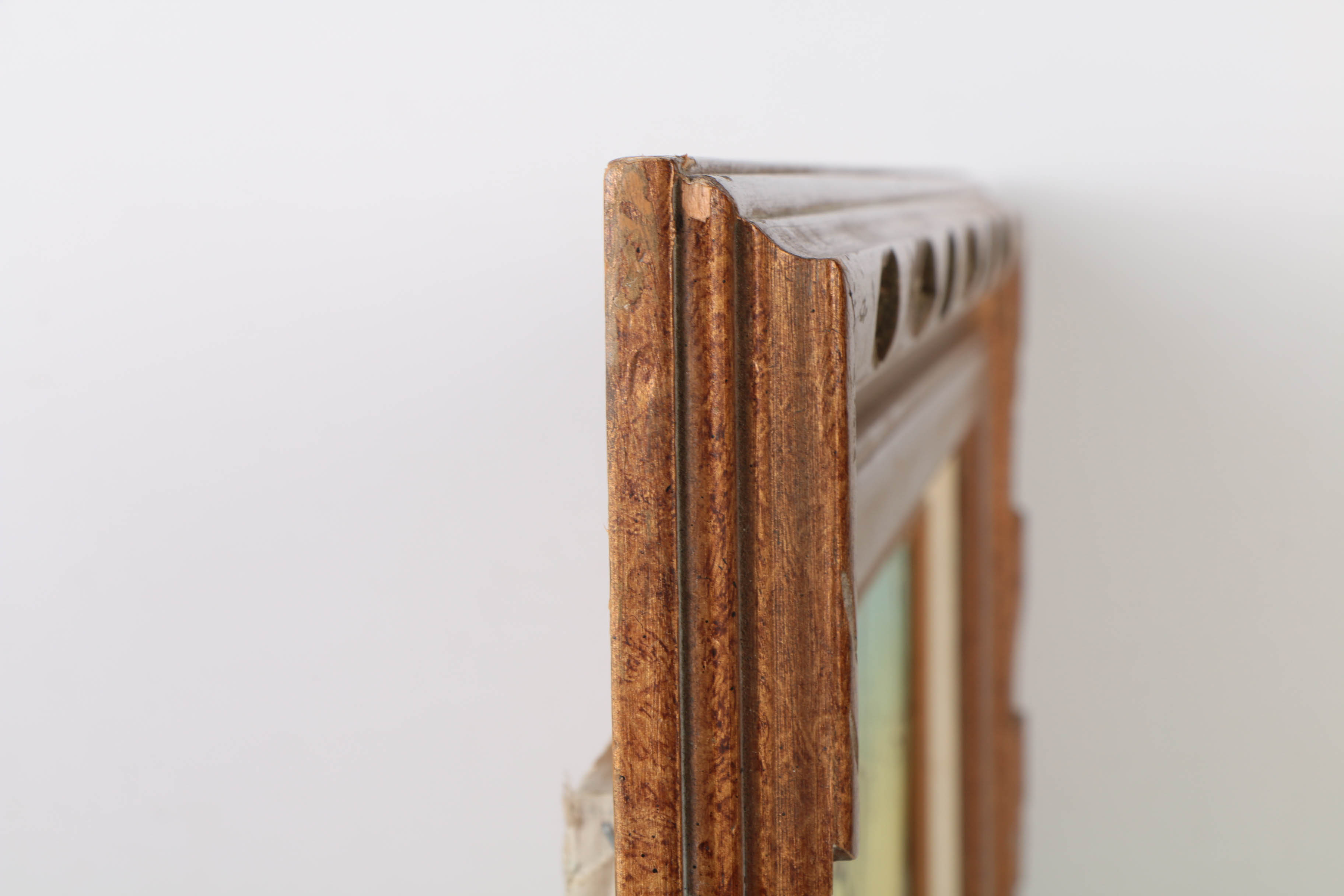 Signed Oil on Canvas of a Village Winter Scene by Artist Named Janos