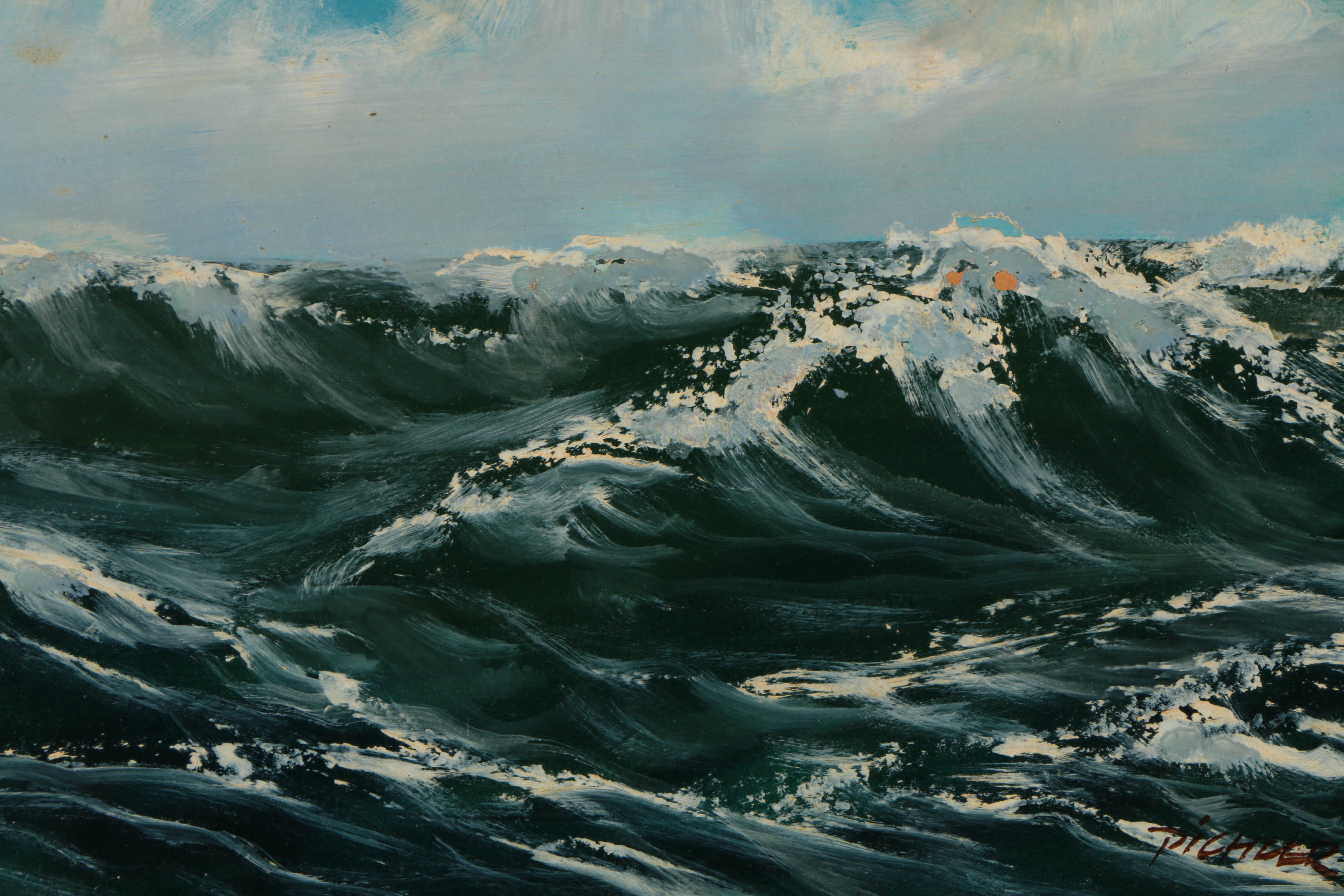 Scenic Oil Paintings by Pichler and Nueberg