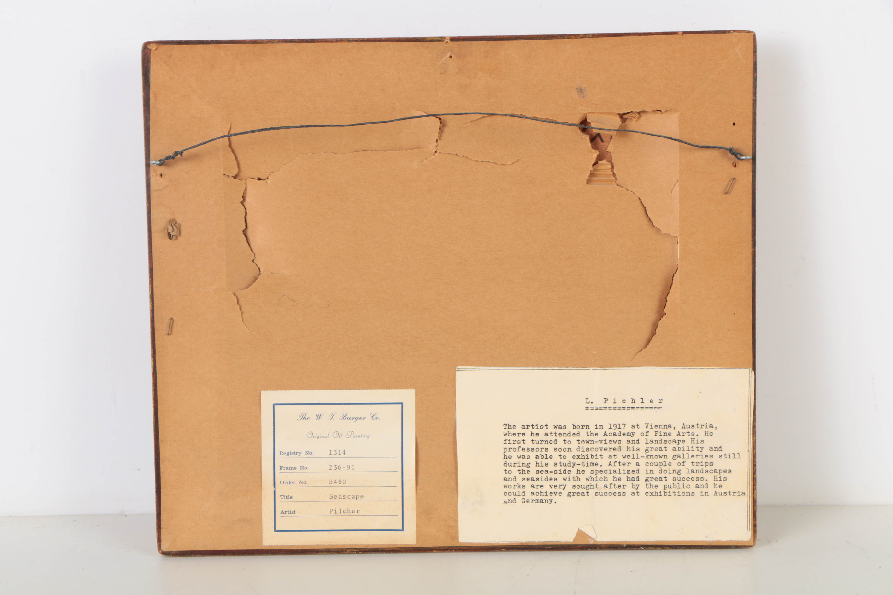 Scenic Oil Paintings by Pichler and Nueberg