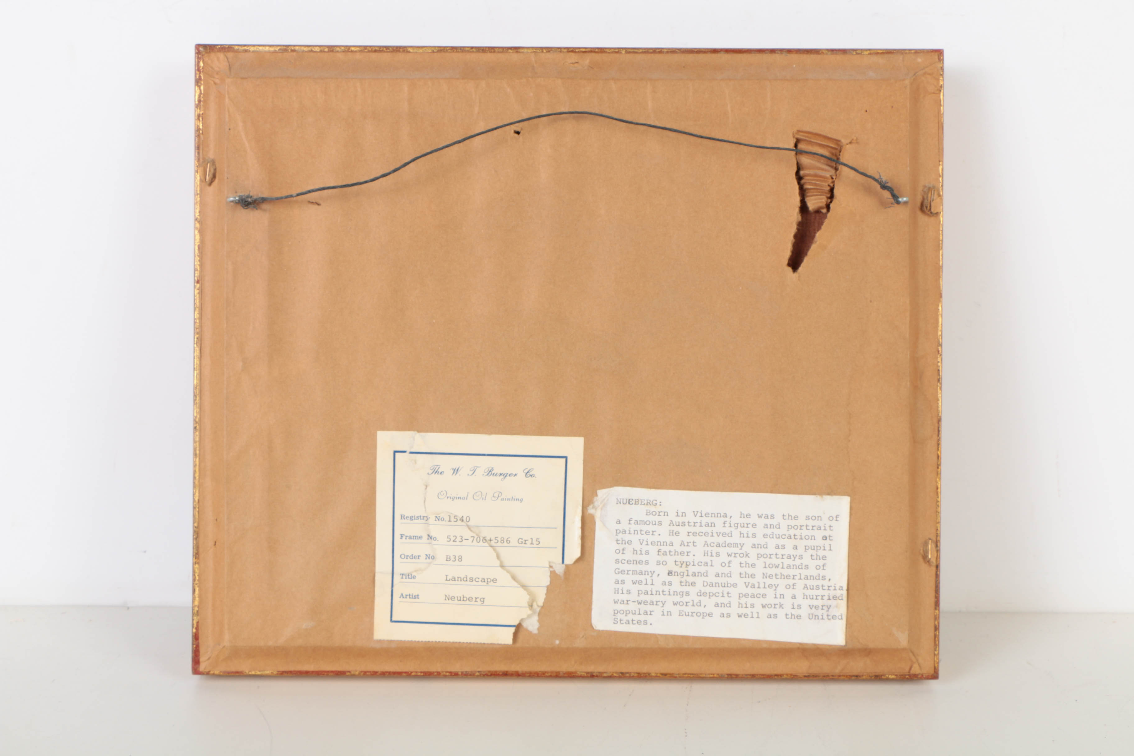 Scenic Oil Paintings by Pichler and Nueberg