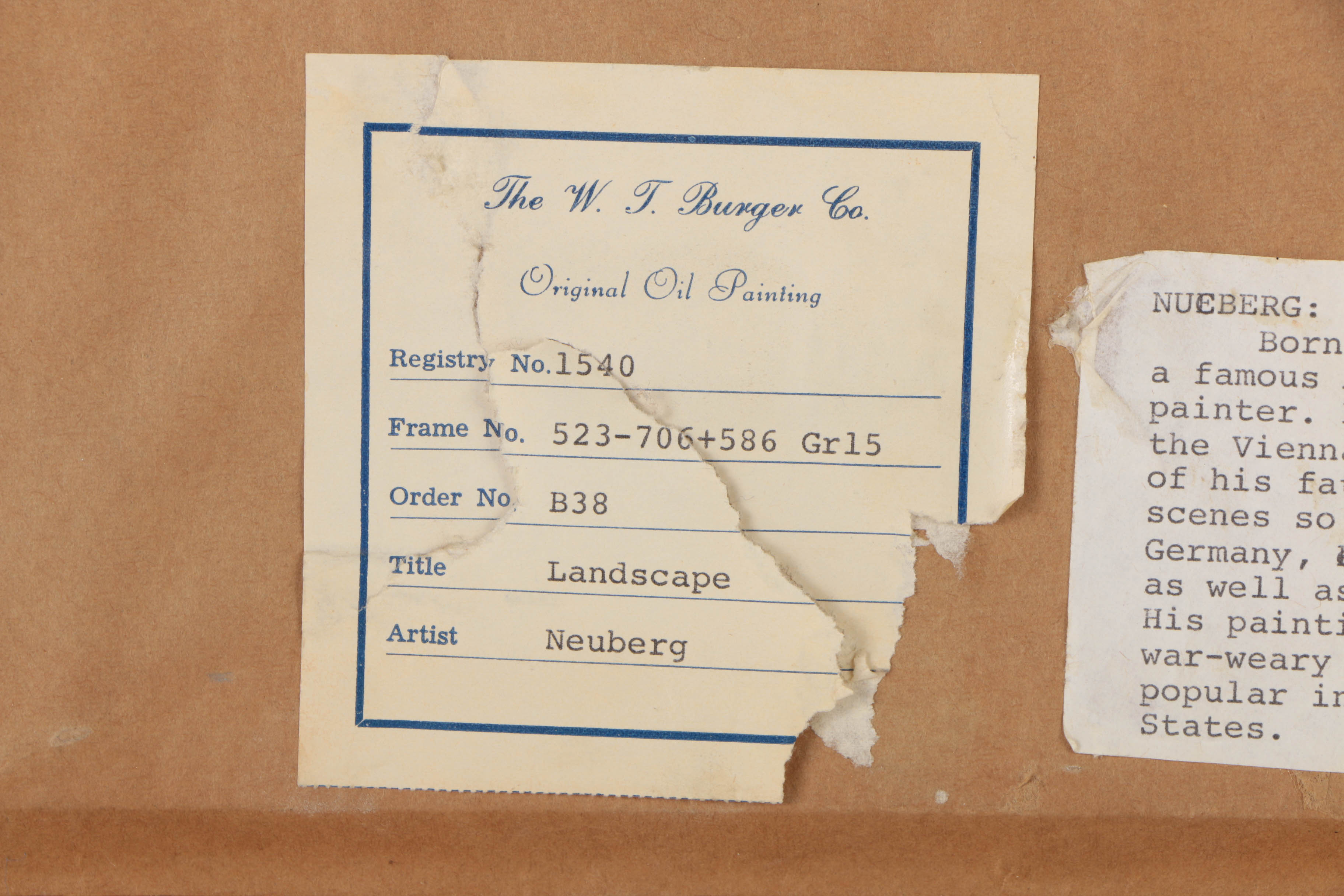 Scenic Oil Paintings by Pichler and Nueberg