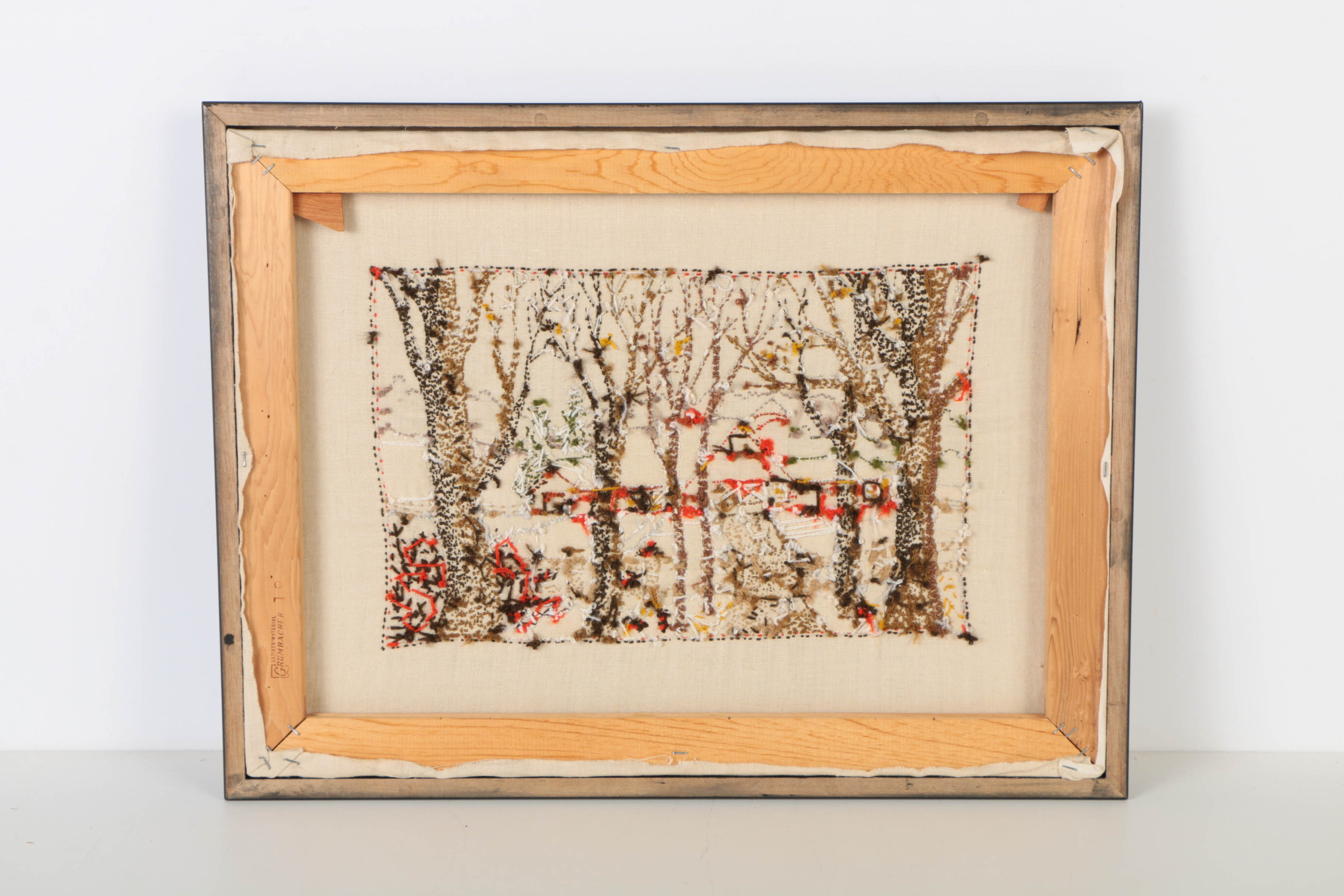 Two Hand Embroidered Art Pieces