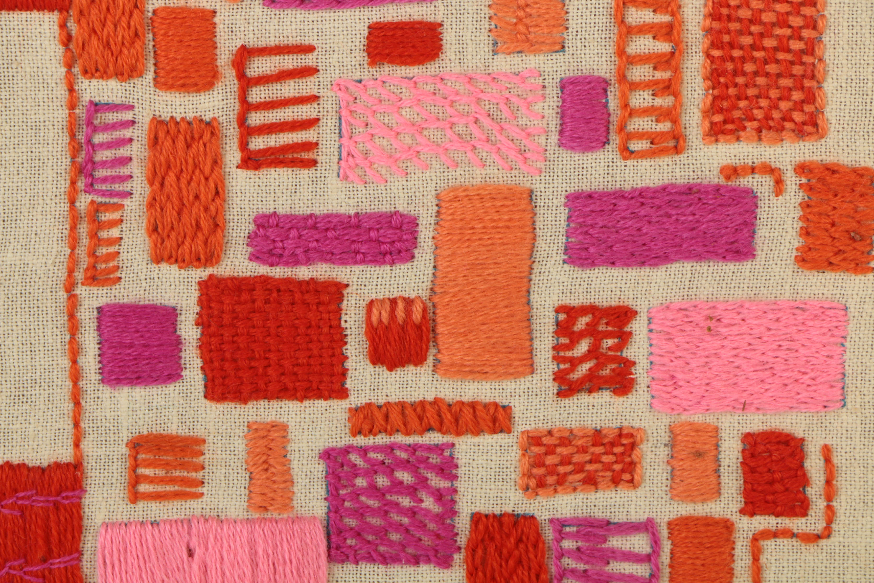 Two Hand Embroidered Art Pieces