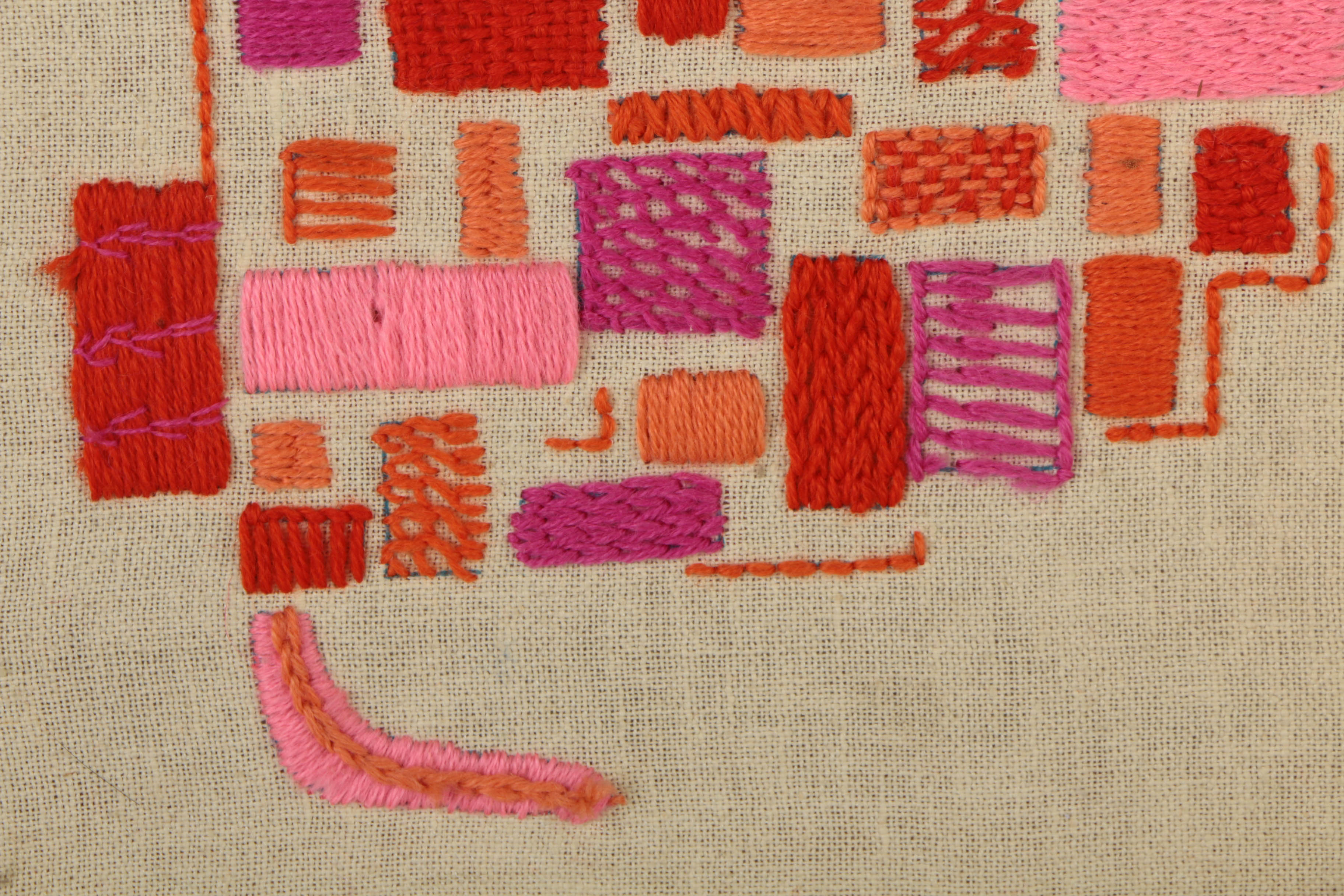 Two Hand Embroidered Art Pieces