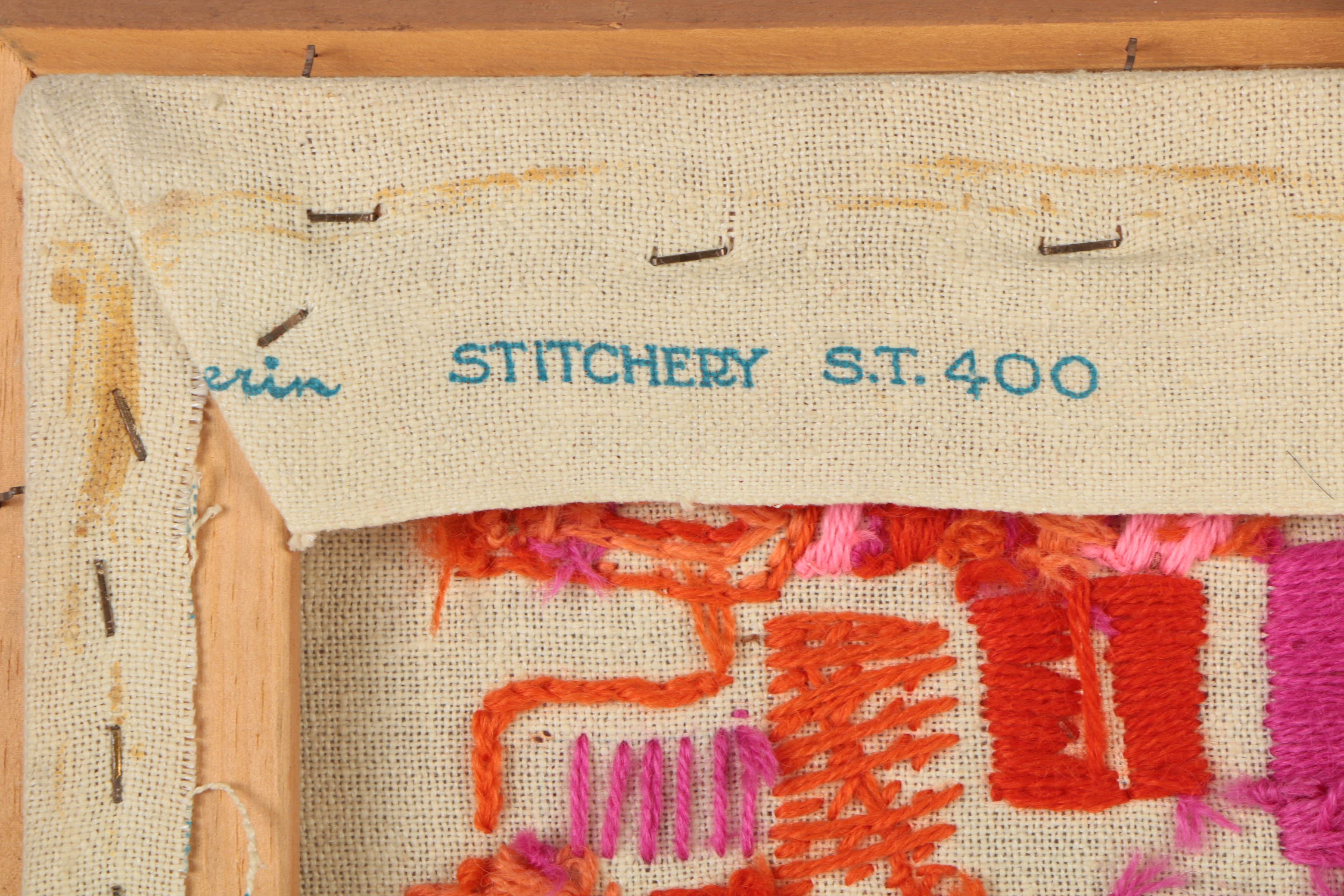 Two Hand Embroidered Art Pieces