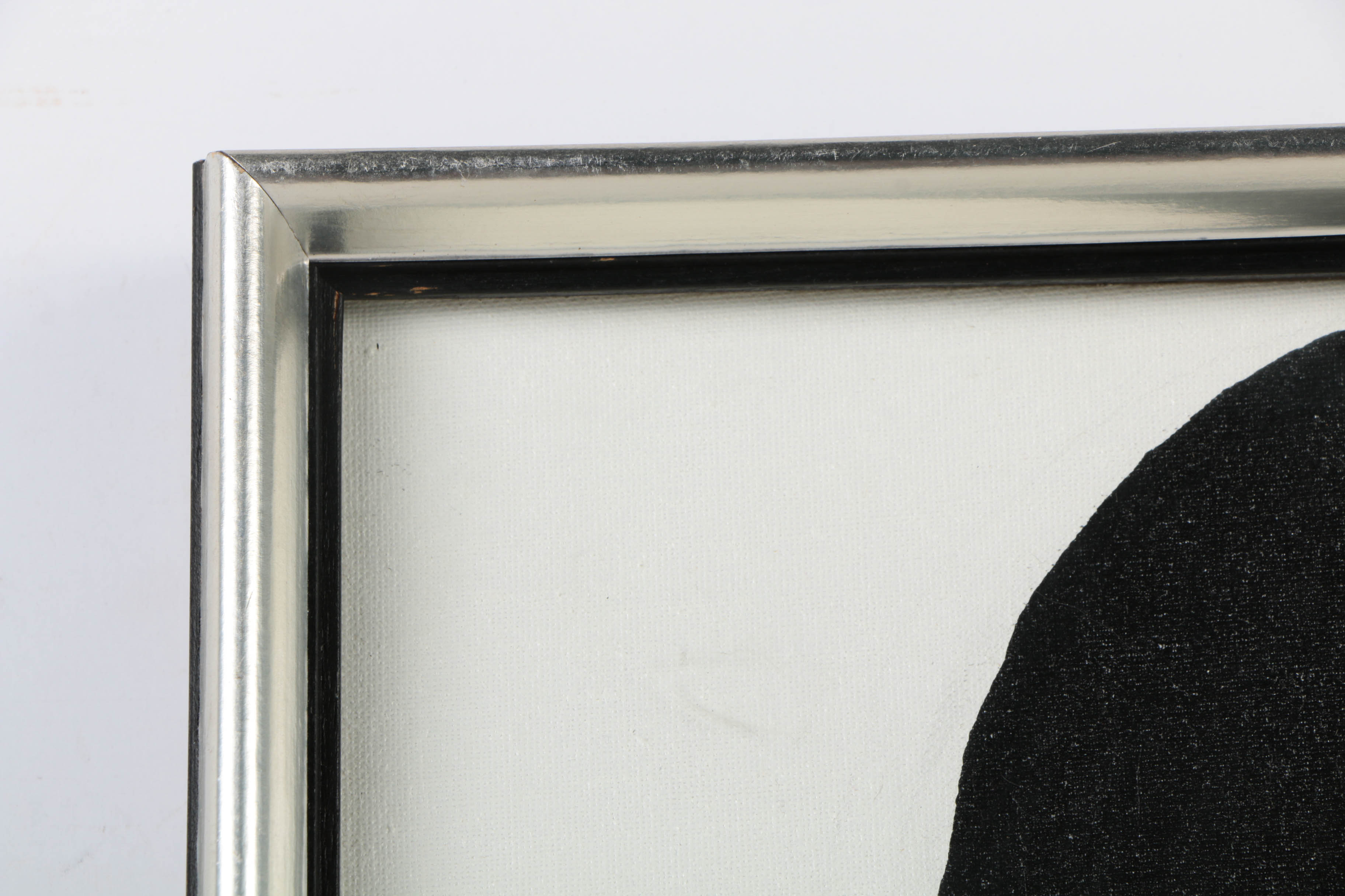 B.E. Acrylic Painting on Canvas Board of Abstract Female Nude