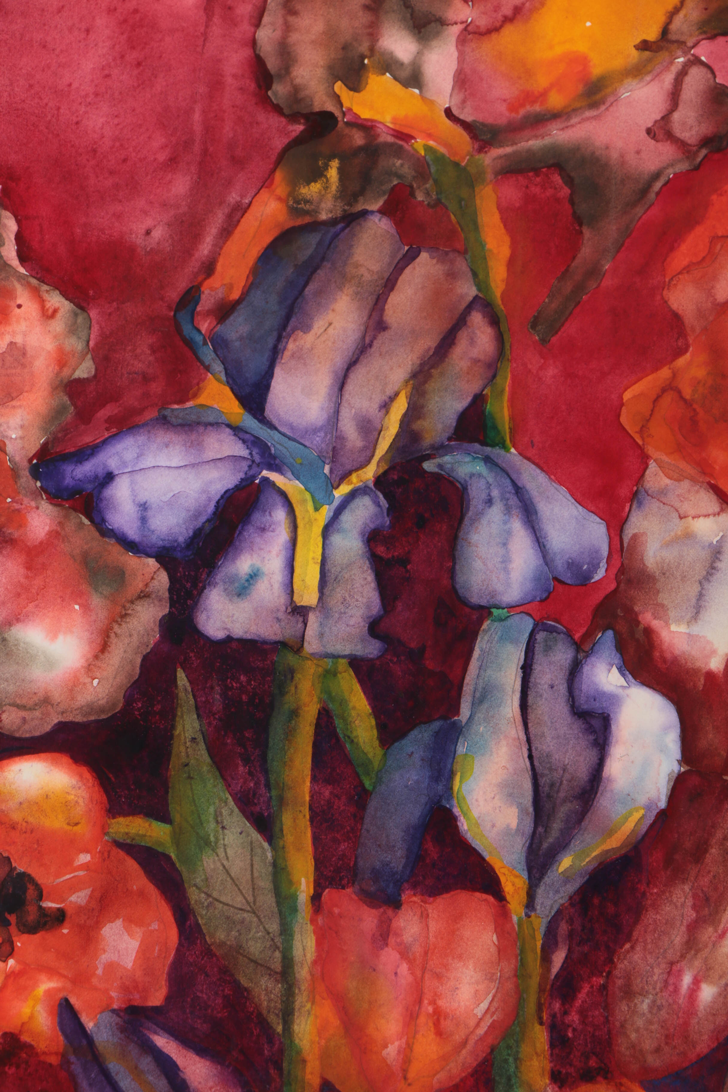 Watercolor Paintings of Floral Still Lives