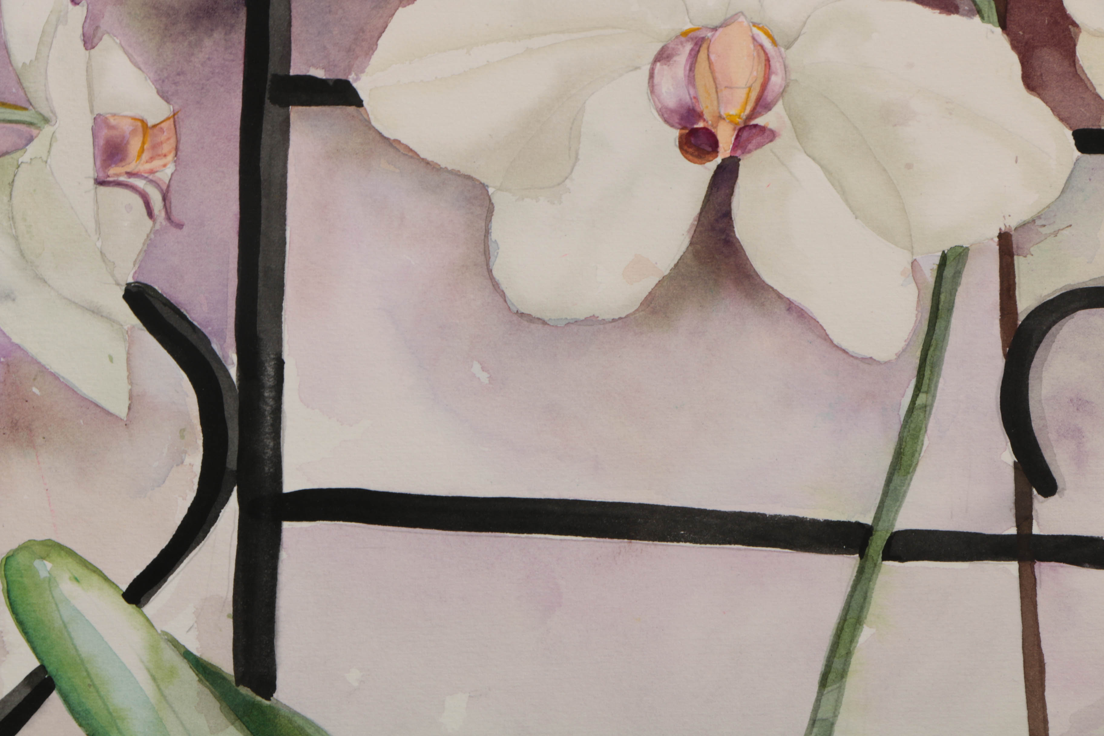 Watercolor Paintings of Floral Still Lives