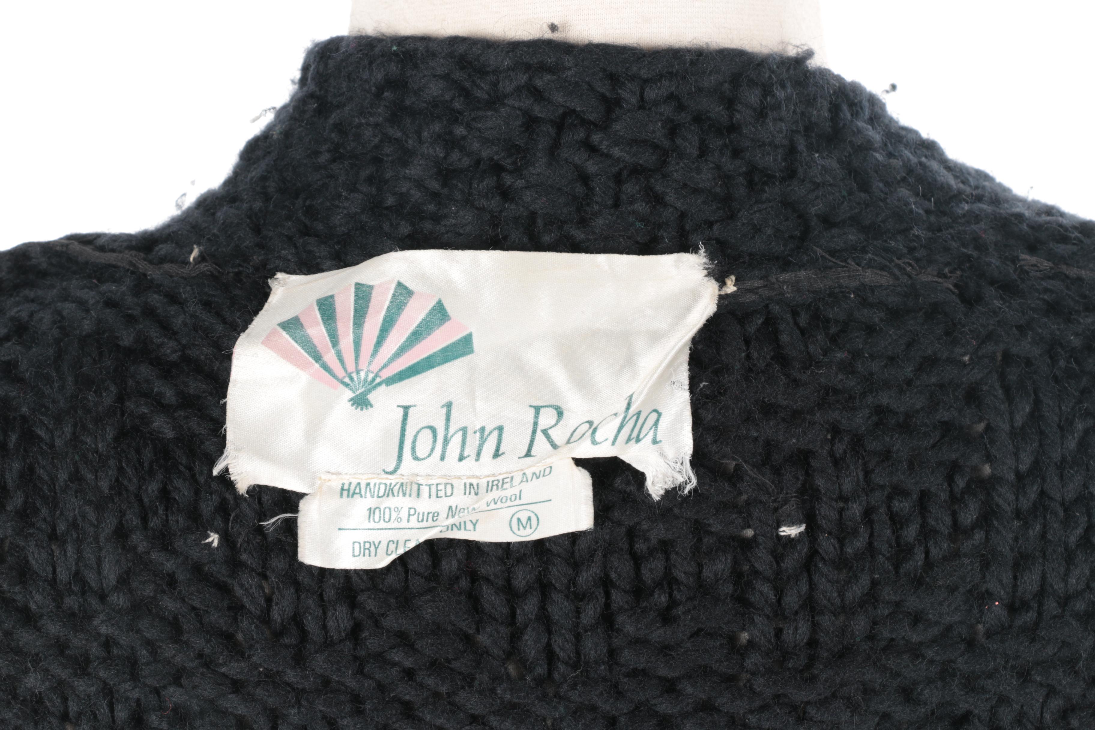 Women's Hand Knitted John Rocha of Ireland Wool Cardigan