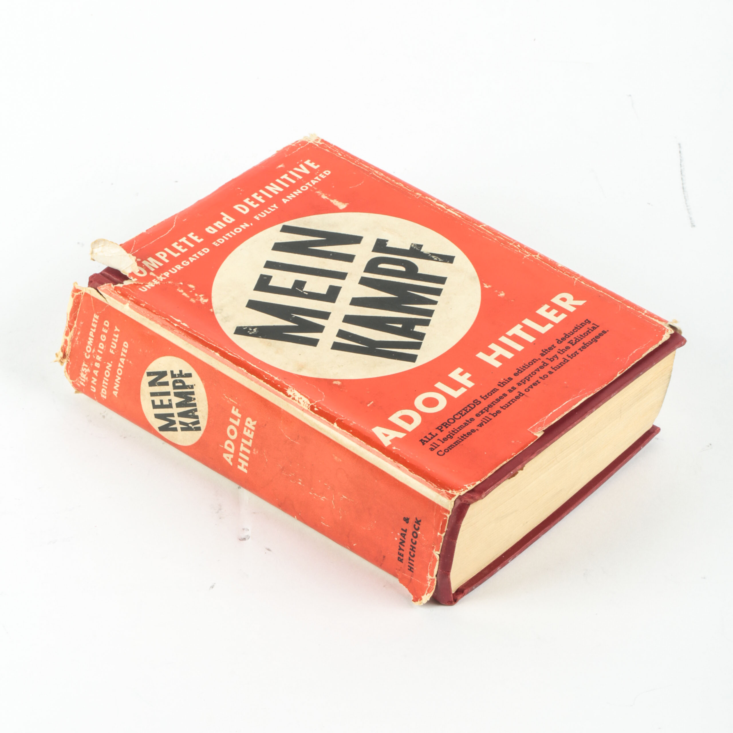 1939 First American Edition of "Mein Kampf"