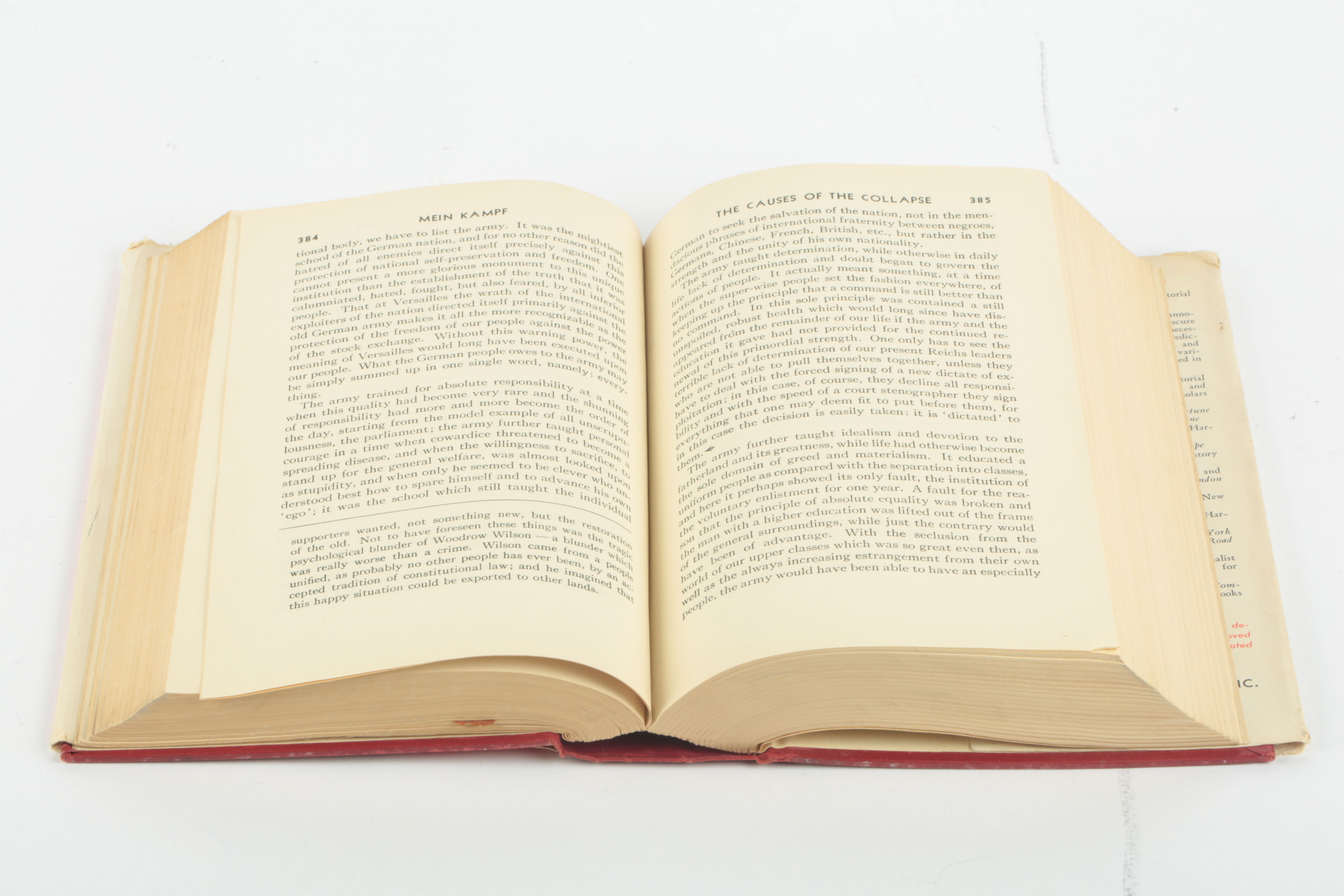 1939 First American Edition of "Mein Kampf"