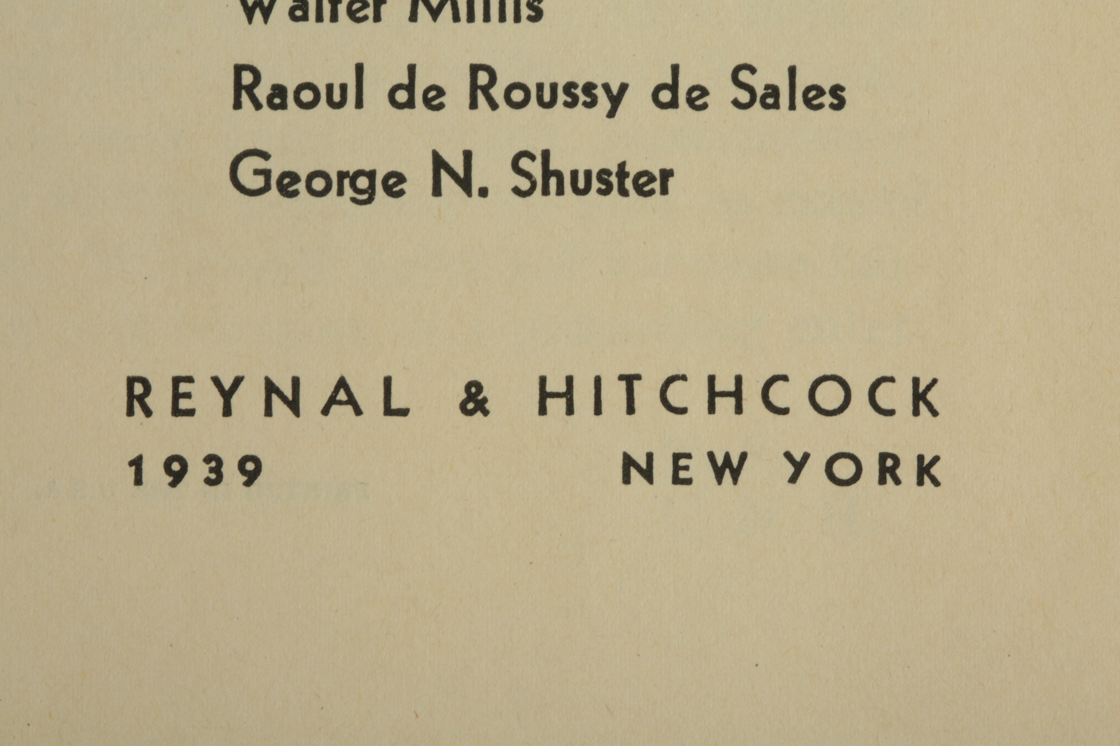 1939 First American Edition of "Mein Kampf"