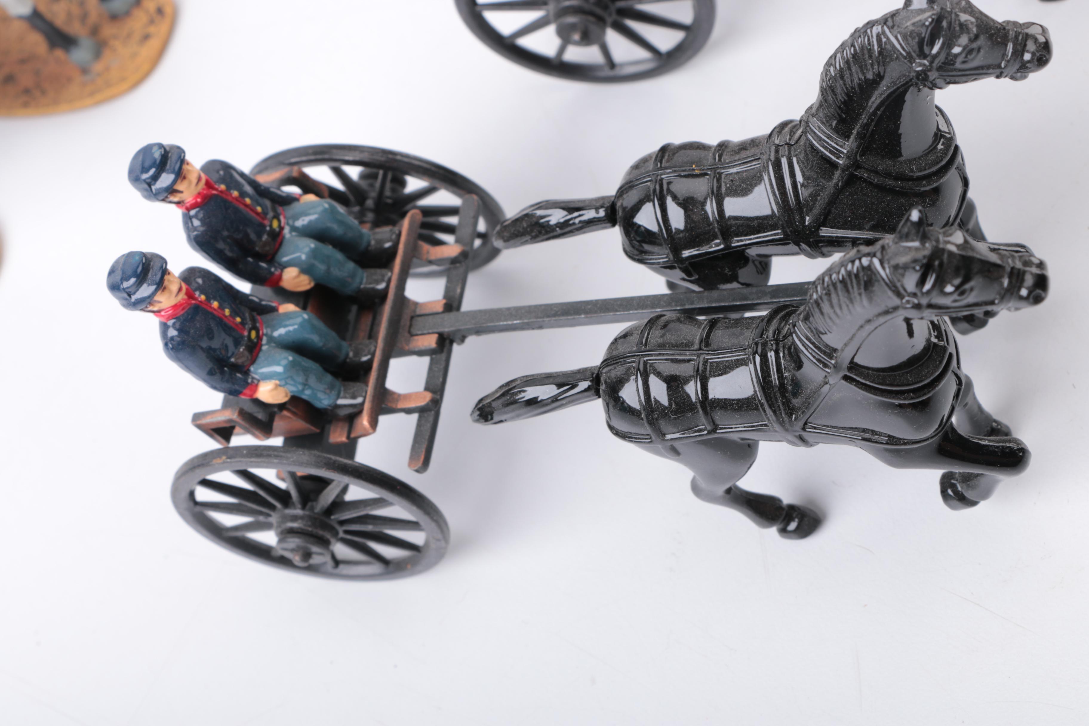 Collection of Metal American Civil War Figurines