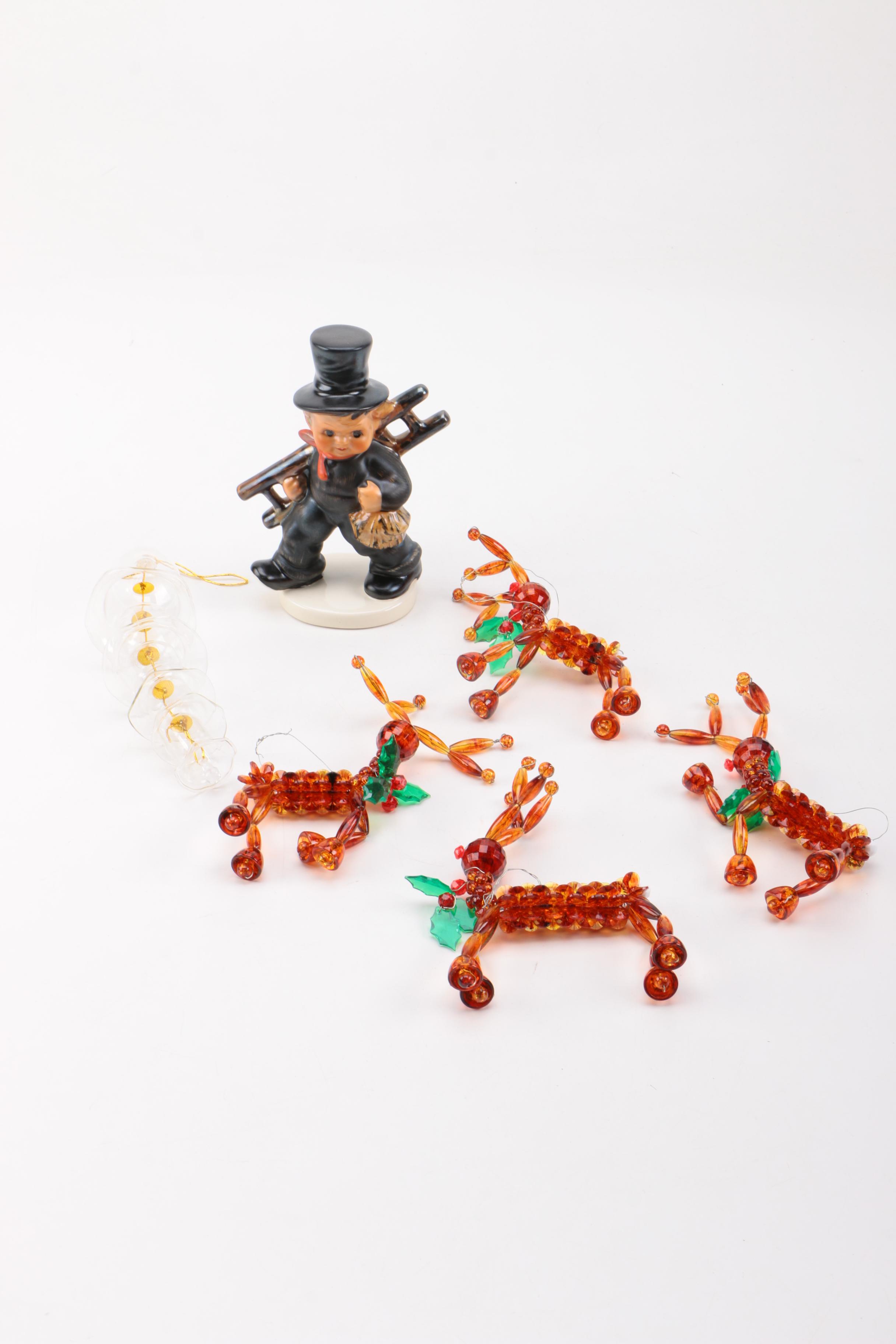 Figurines and Holiday Ornaments Including Goebel