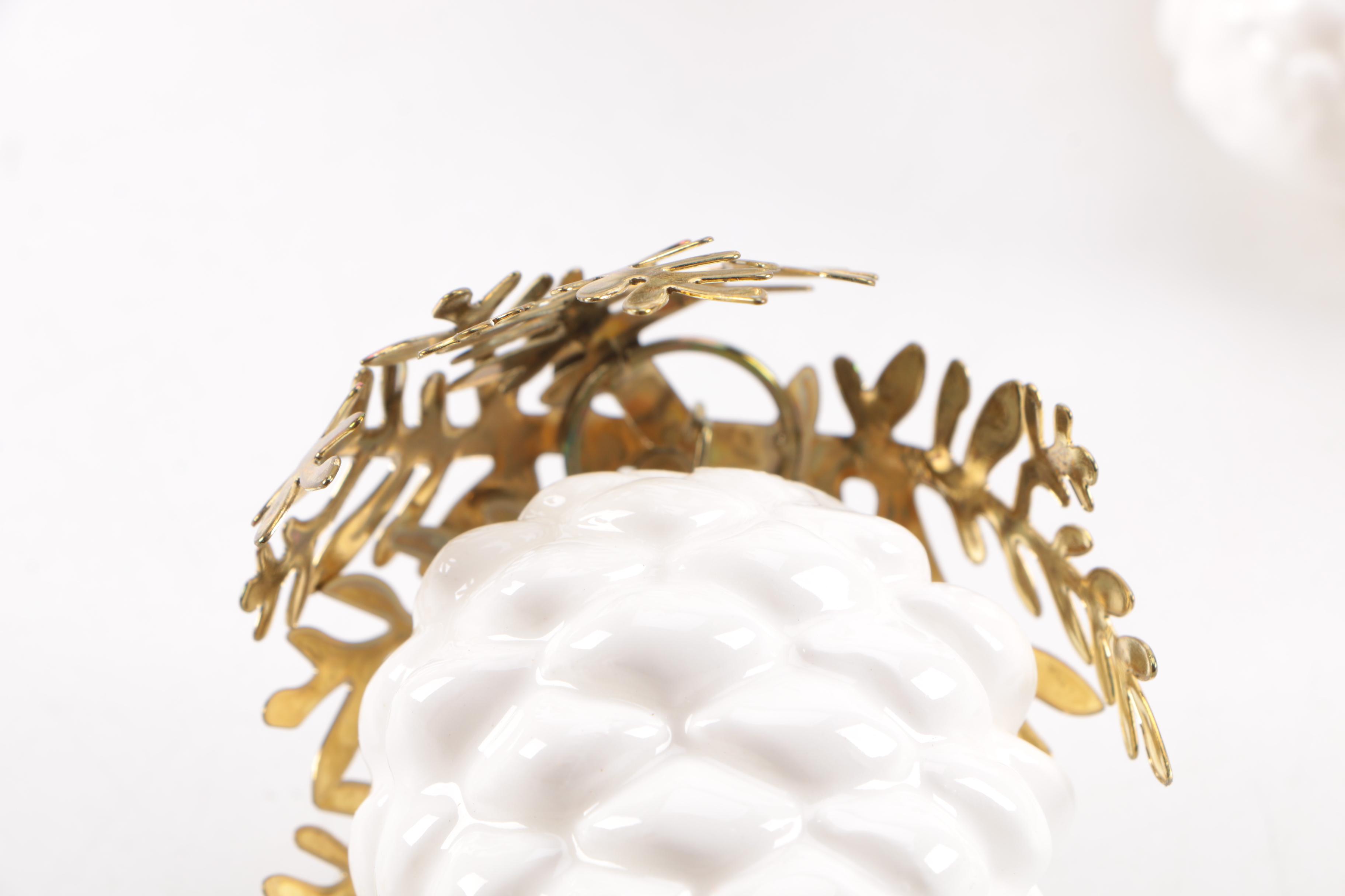 Department 56 China Pine Cone Ornaments