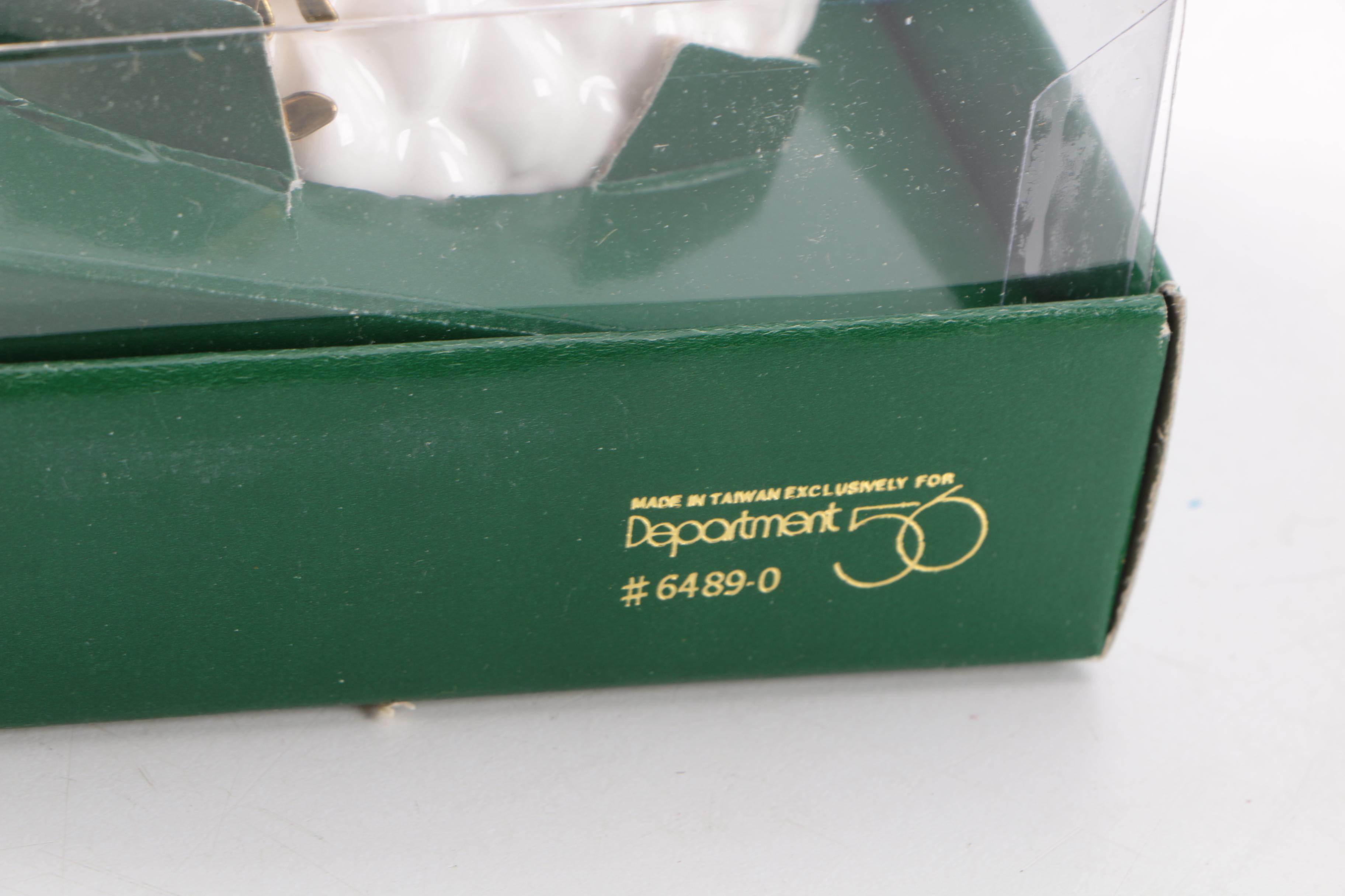 Department 56 China Pine Cone Ornaments