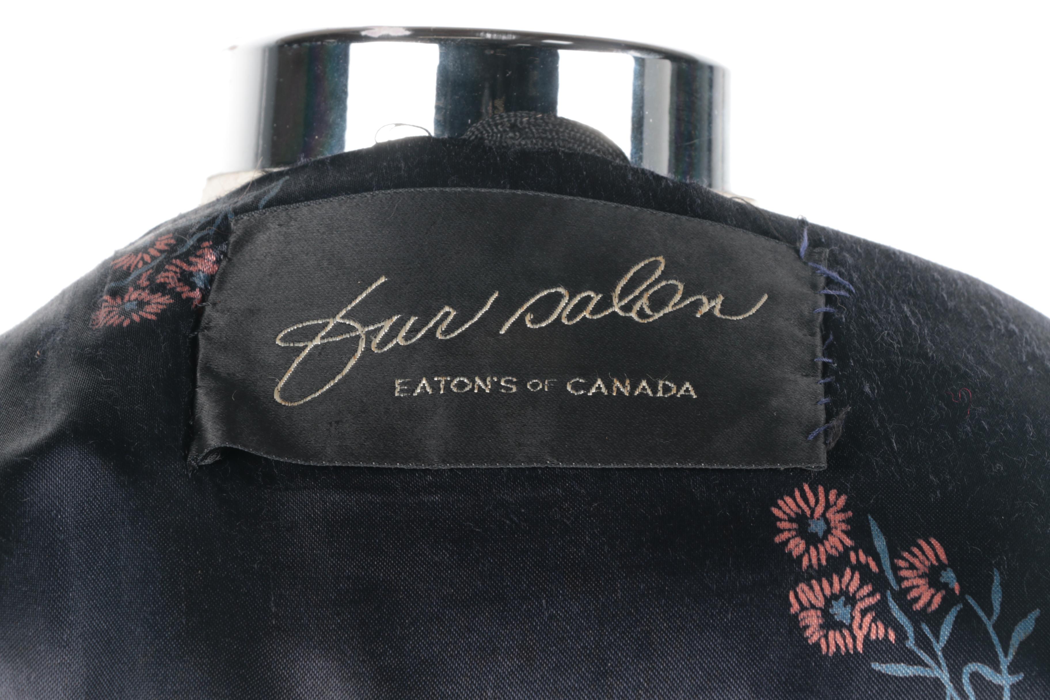 Women's Persian Lamb Coat with Mink Collar