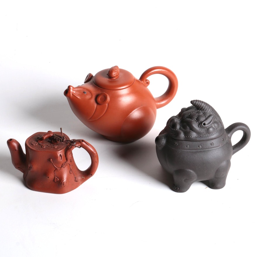 Chinese Yixing Clay Teapots