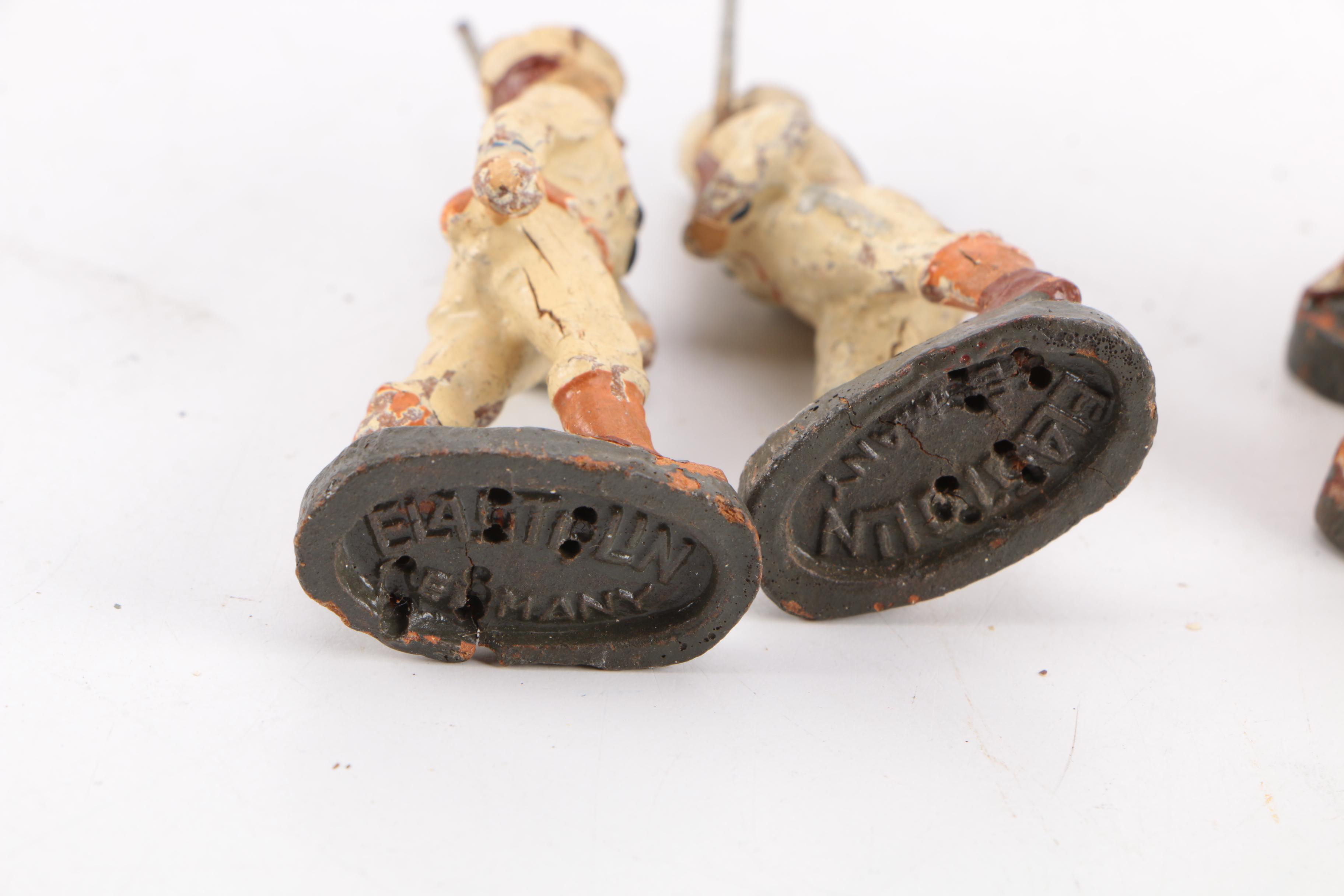 Collection of Metal Military Figurines