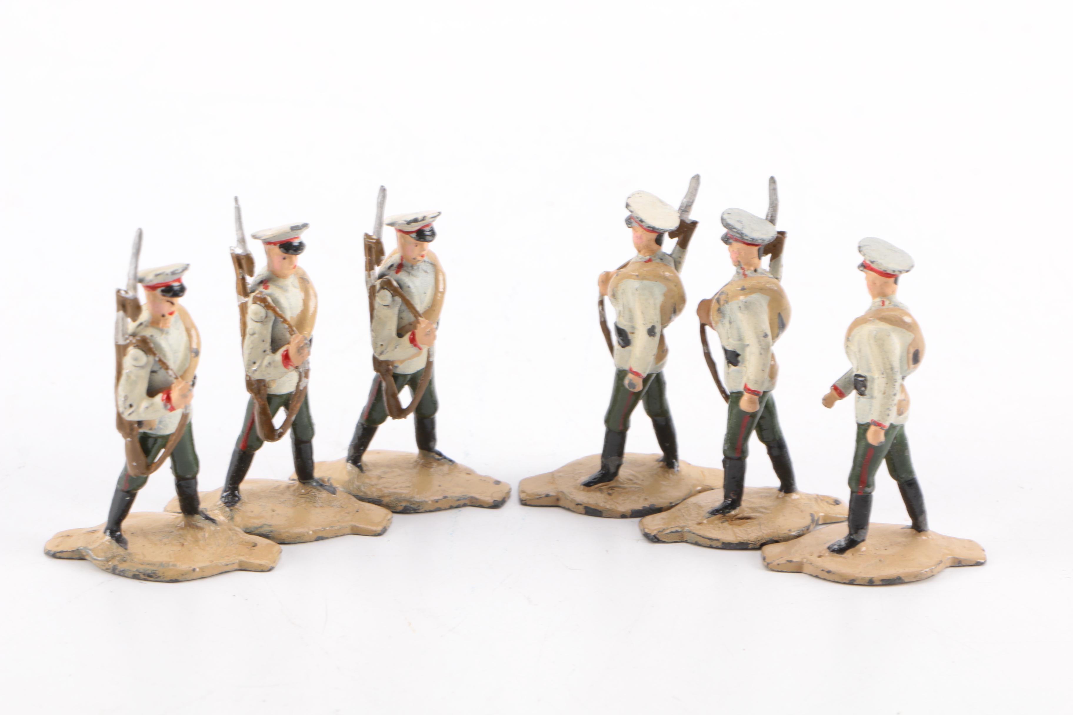 Collection of Metal Military Figurines