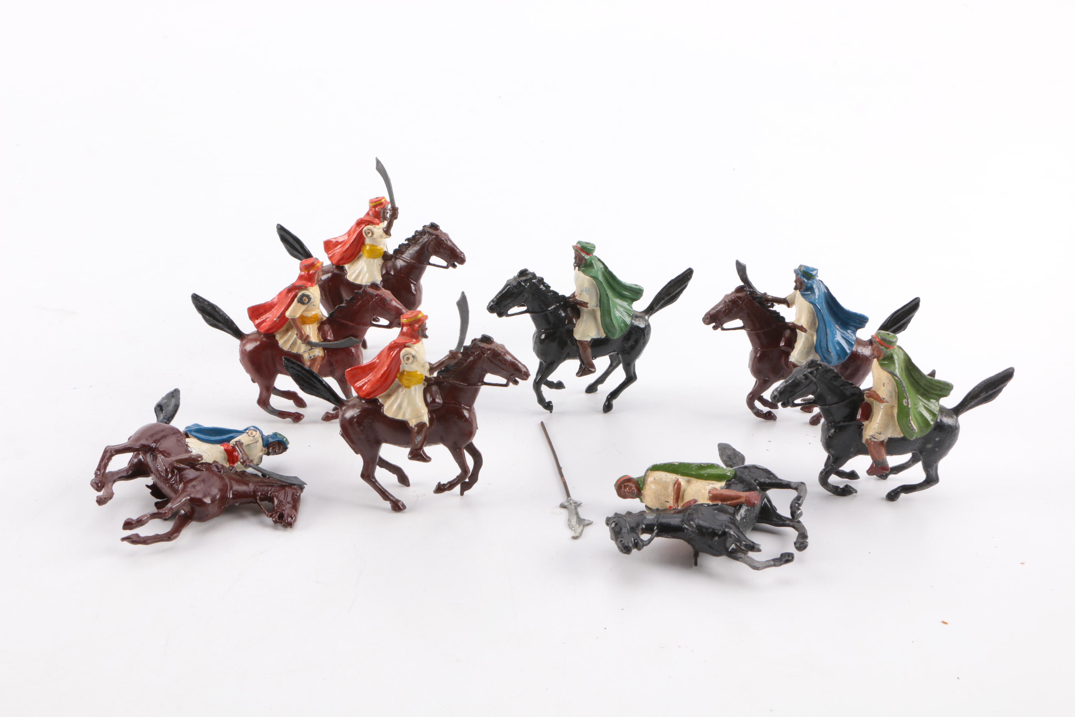 Collection of Metal Military Figurines