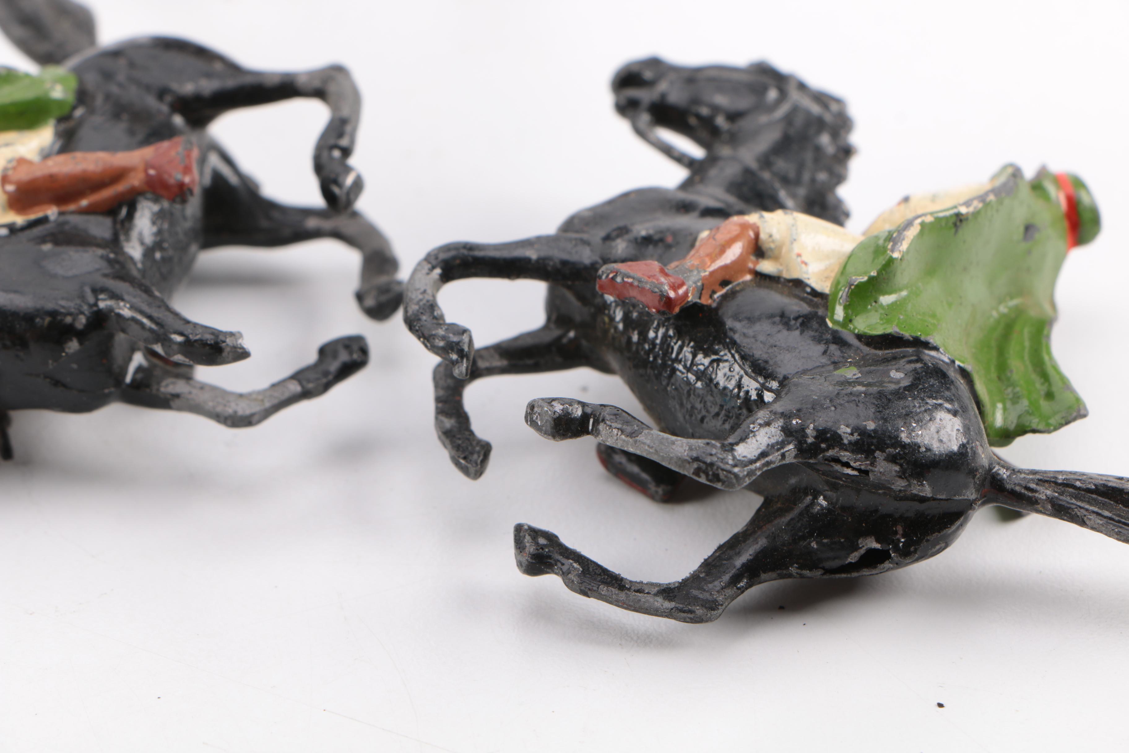 Collection of Metal Military Figurines