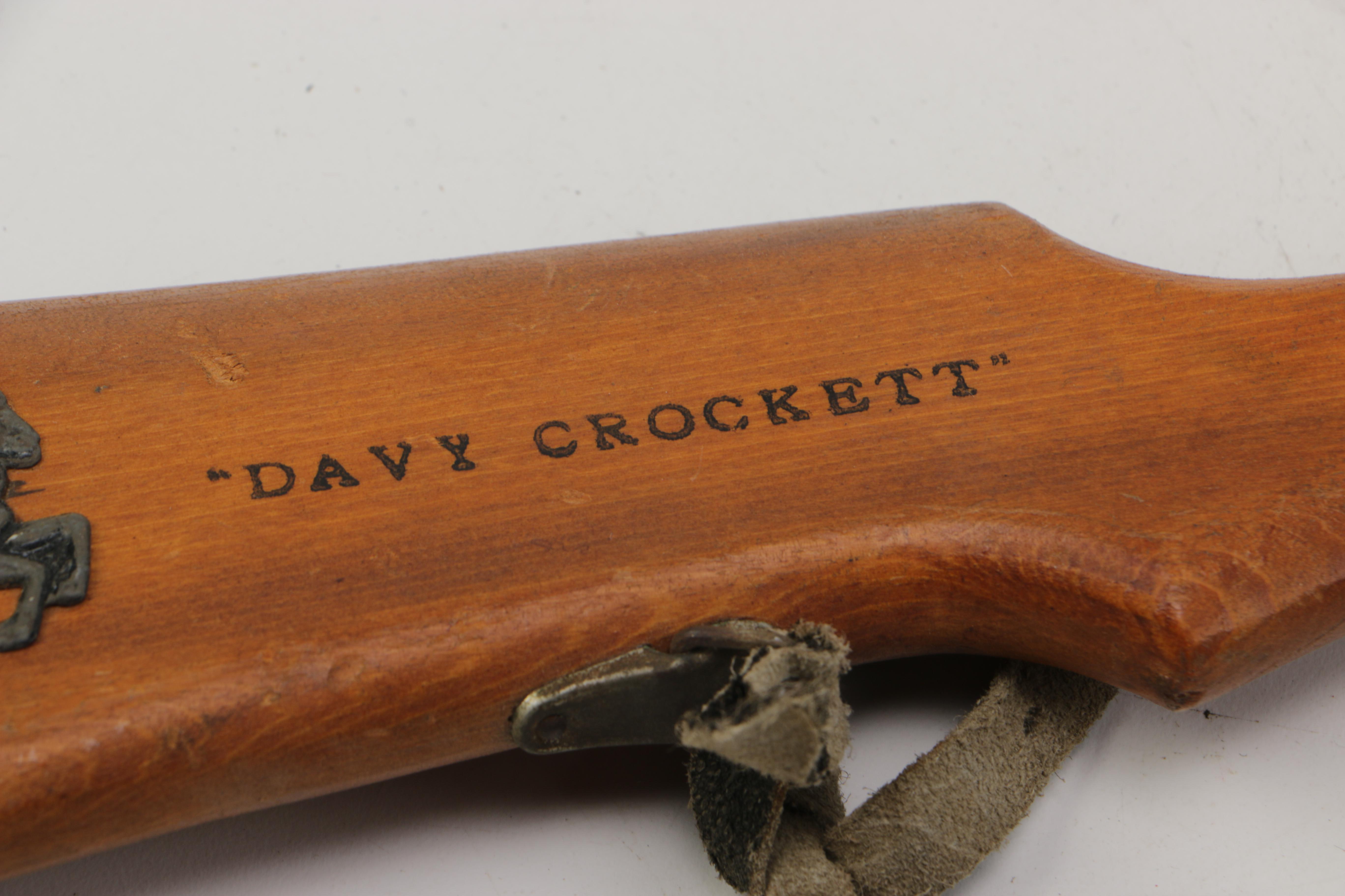 Pair of Play Rifles Featuring Davy Crockett