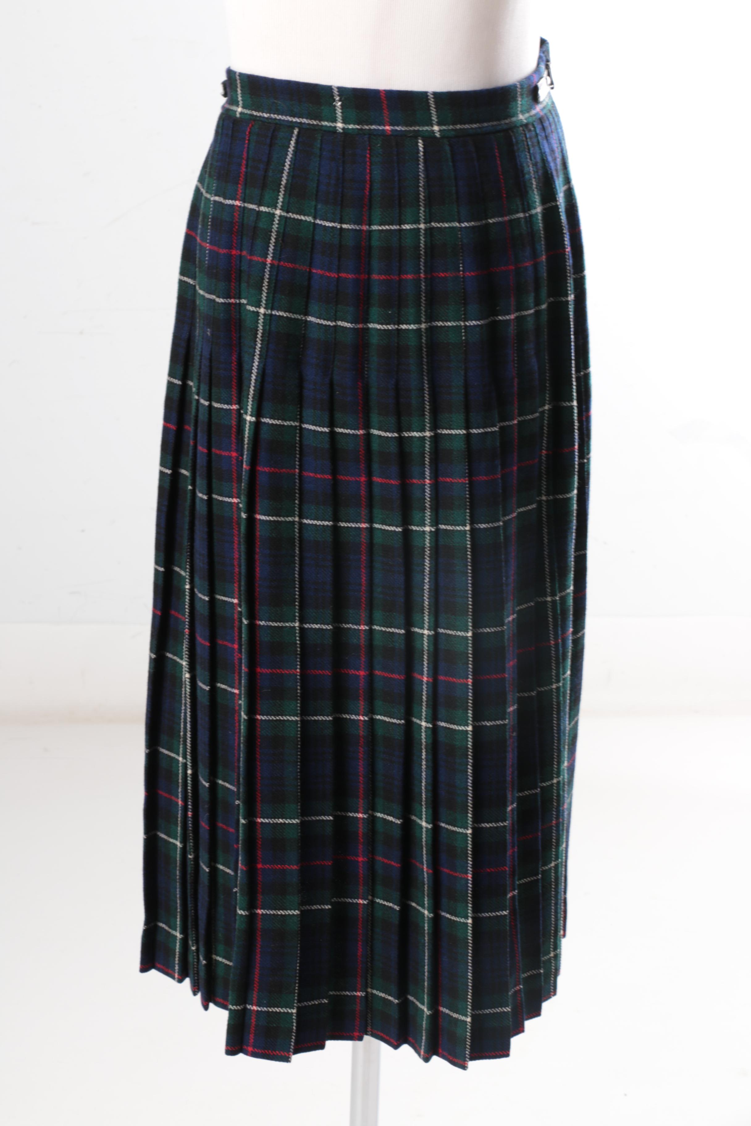 Women's Brendella Plaid Irish Wool Kilt Skirt