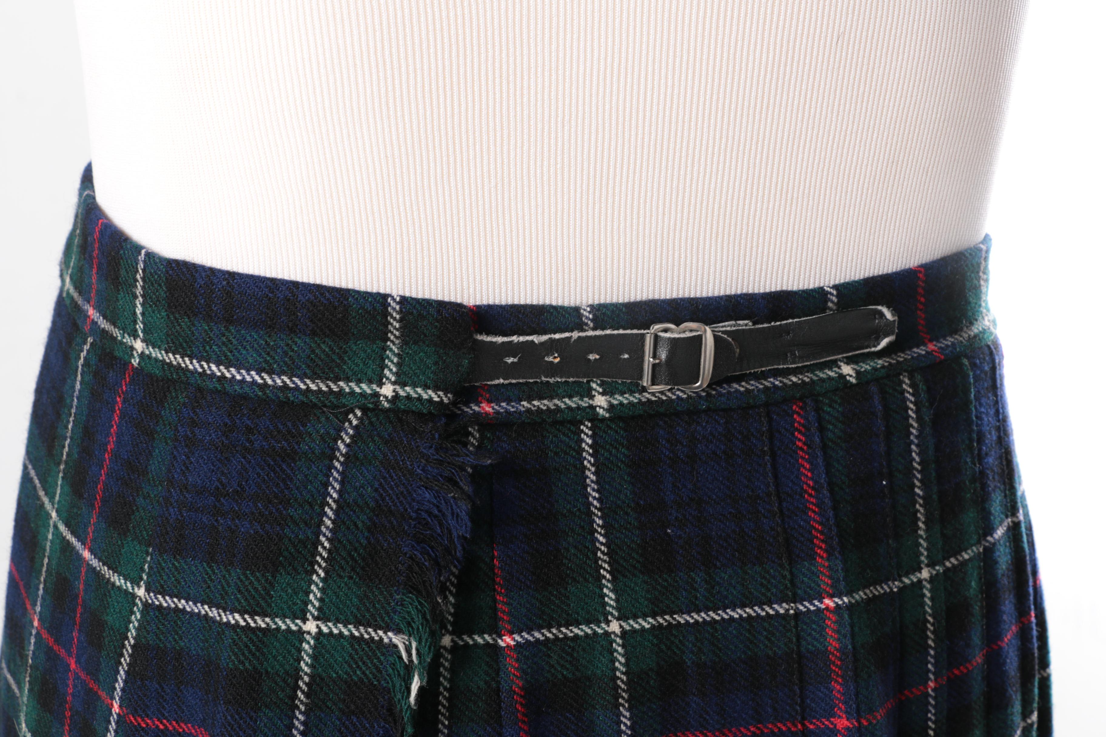 Women's Brendella Plaid Irish Wool Kilt Skirt