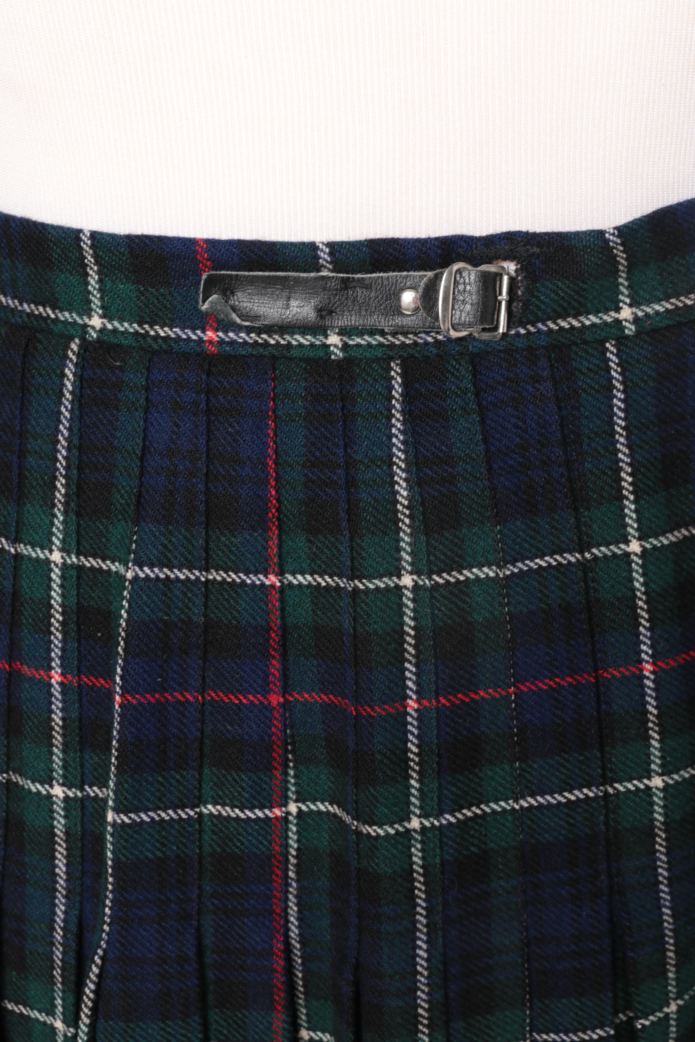 Women's Brendella Plaid Irish Wool Kilt Skirt