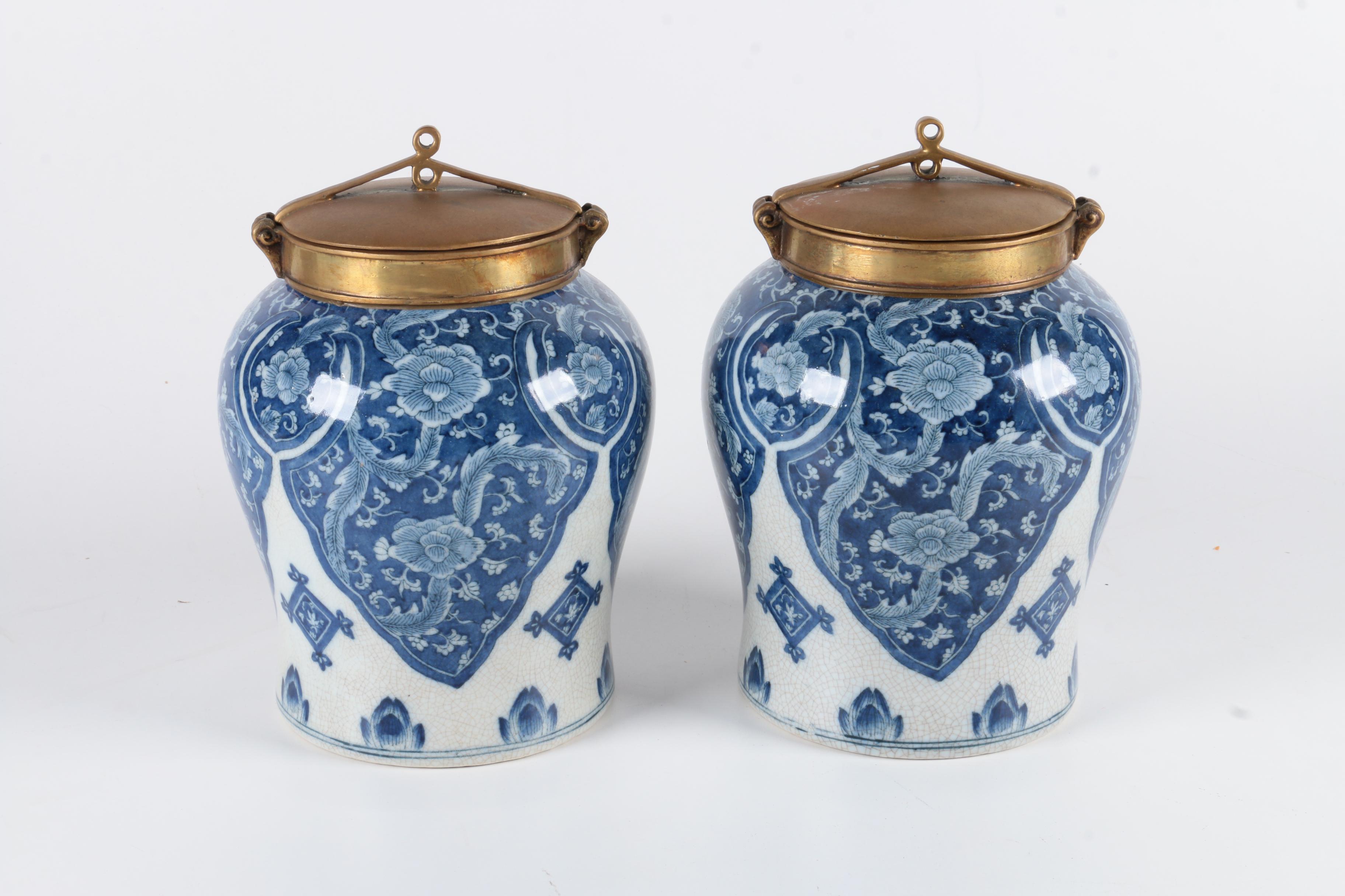 Set of Tozai Home Ceramic Ginger Jars