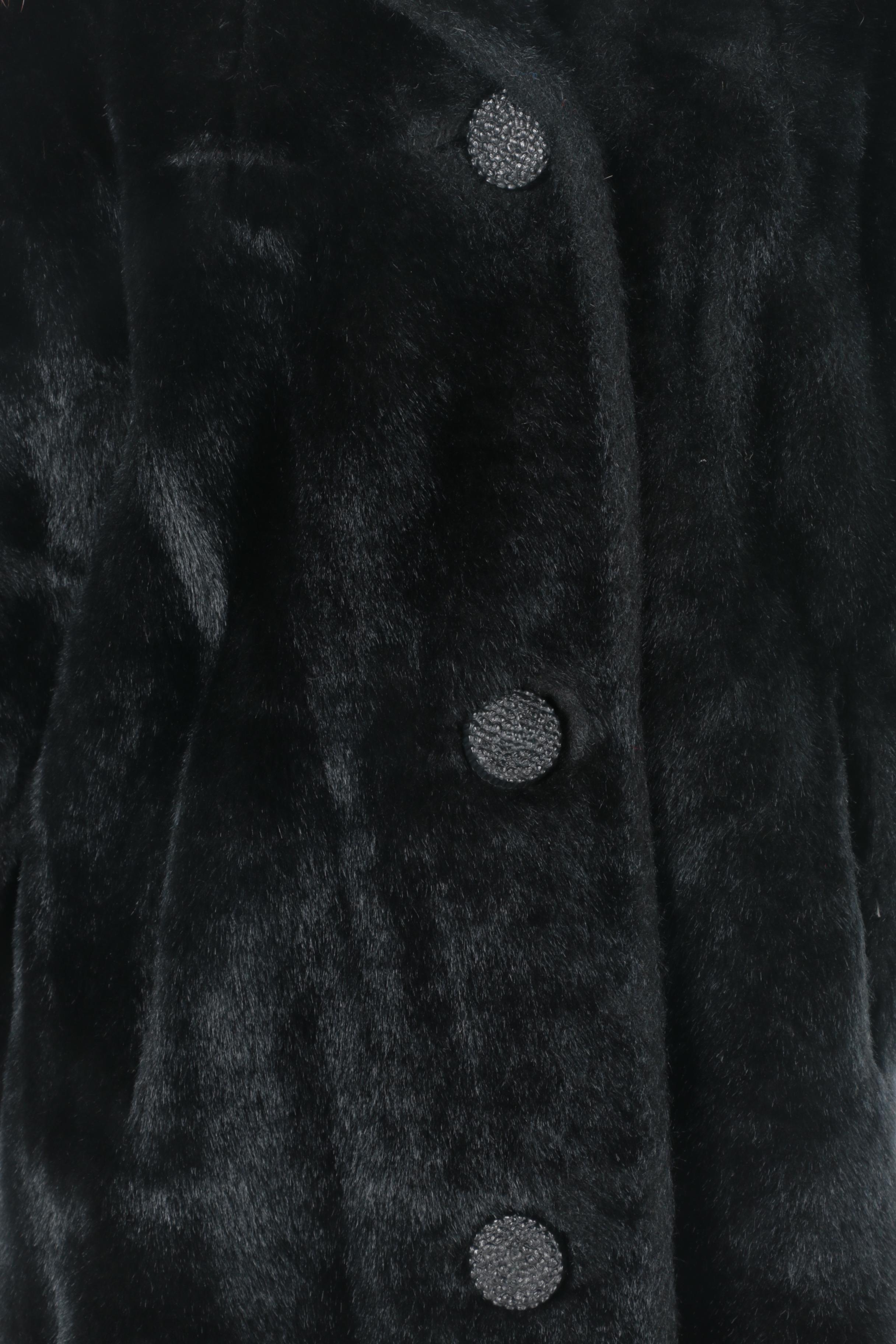 Vintage Carol Brent Faux Fur Coat